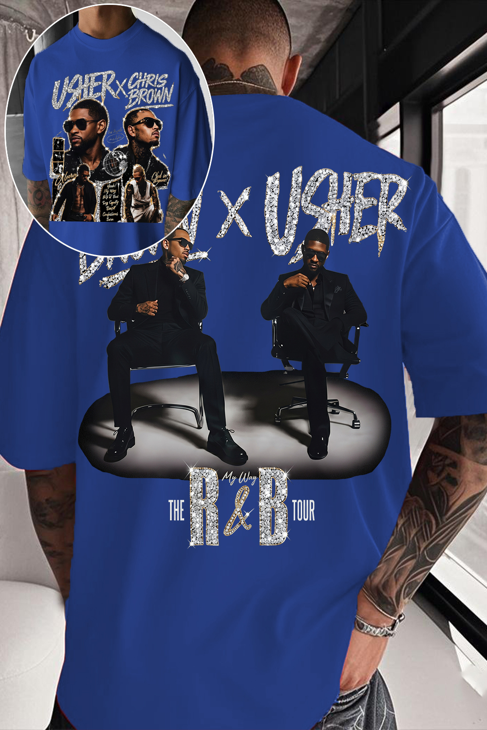 Chrisbrown & Usher Tee For Men