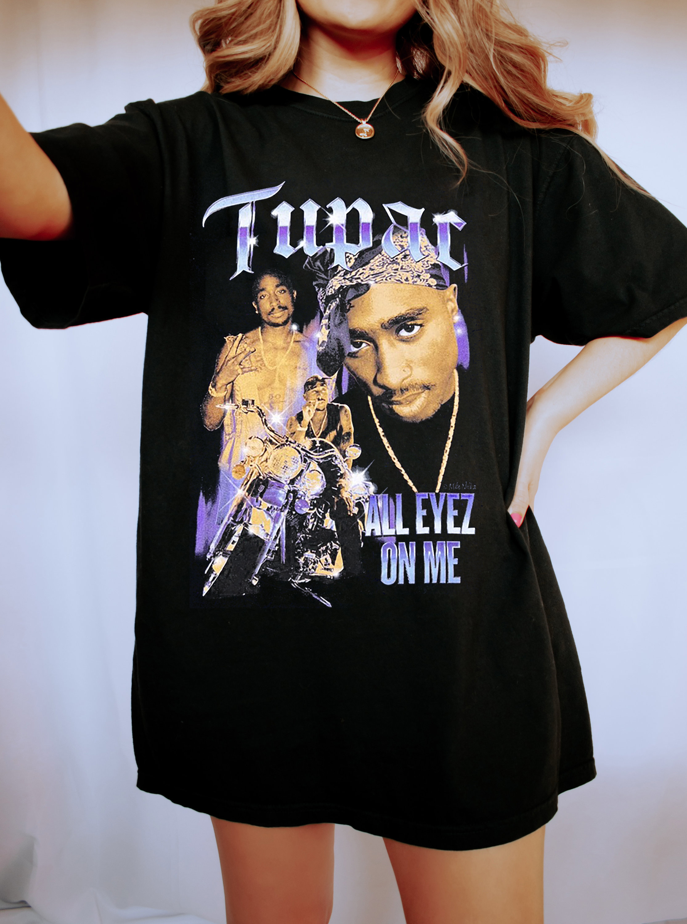 Tupac All Eyez On Me Tee For Women
