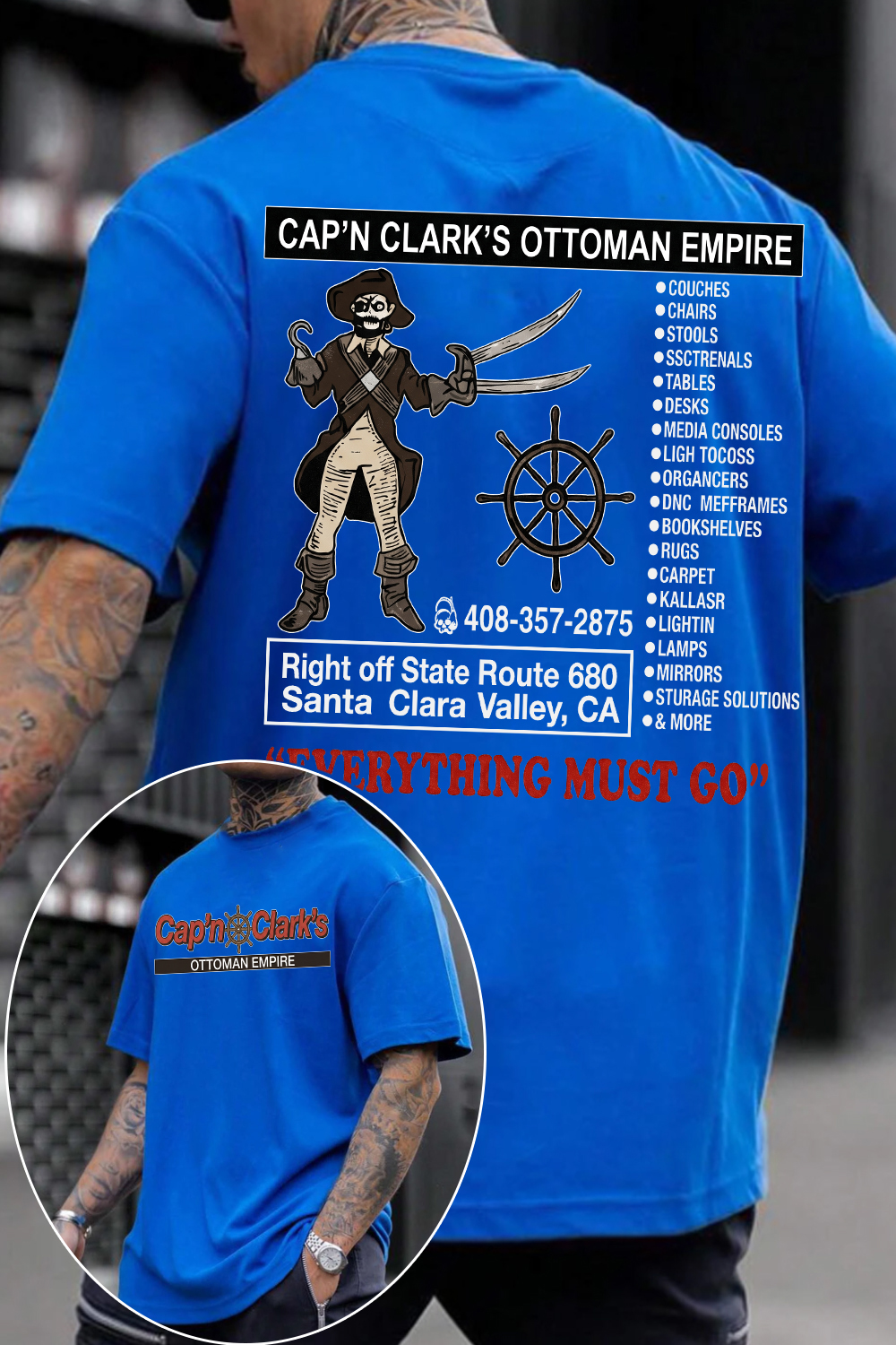 Retro Cap'n Clark’s Ottoman Empire Shirt