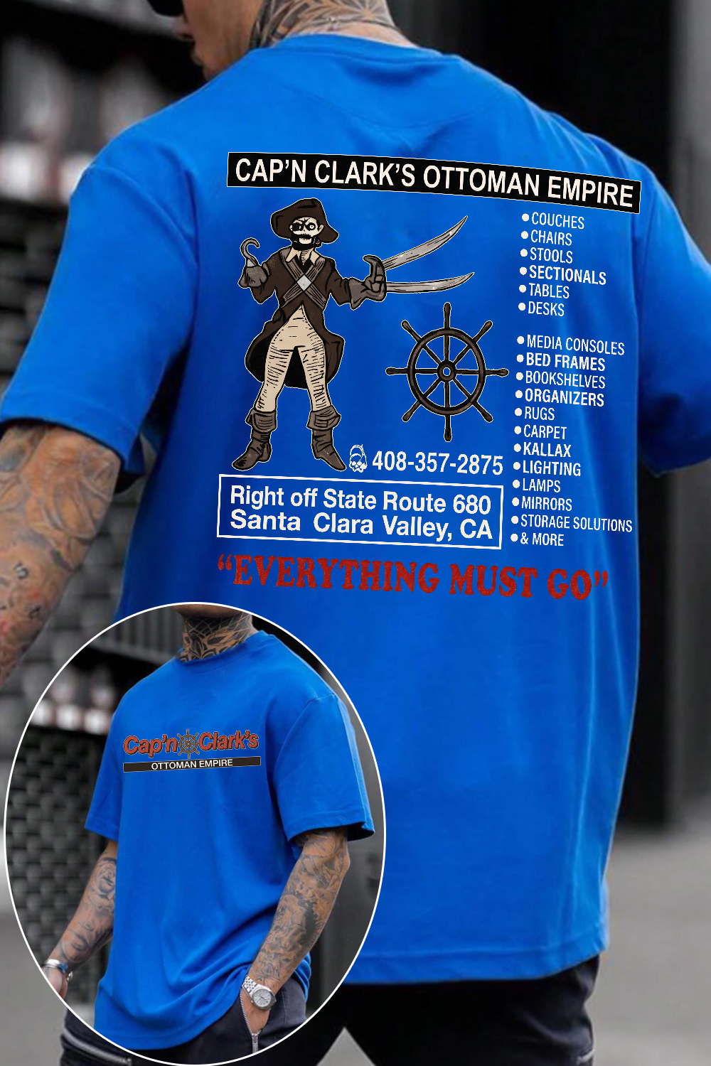 Retro Cap'n Clark’s Ottoman Empire Shirt