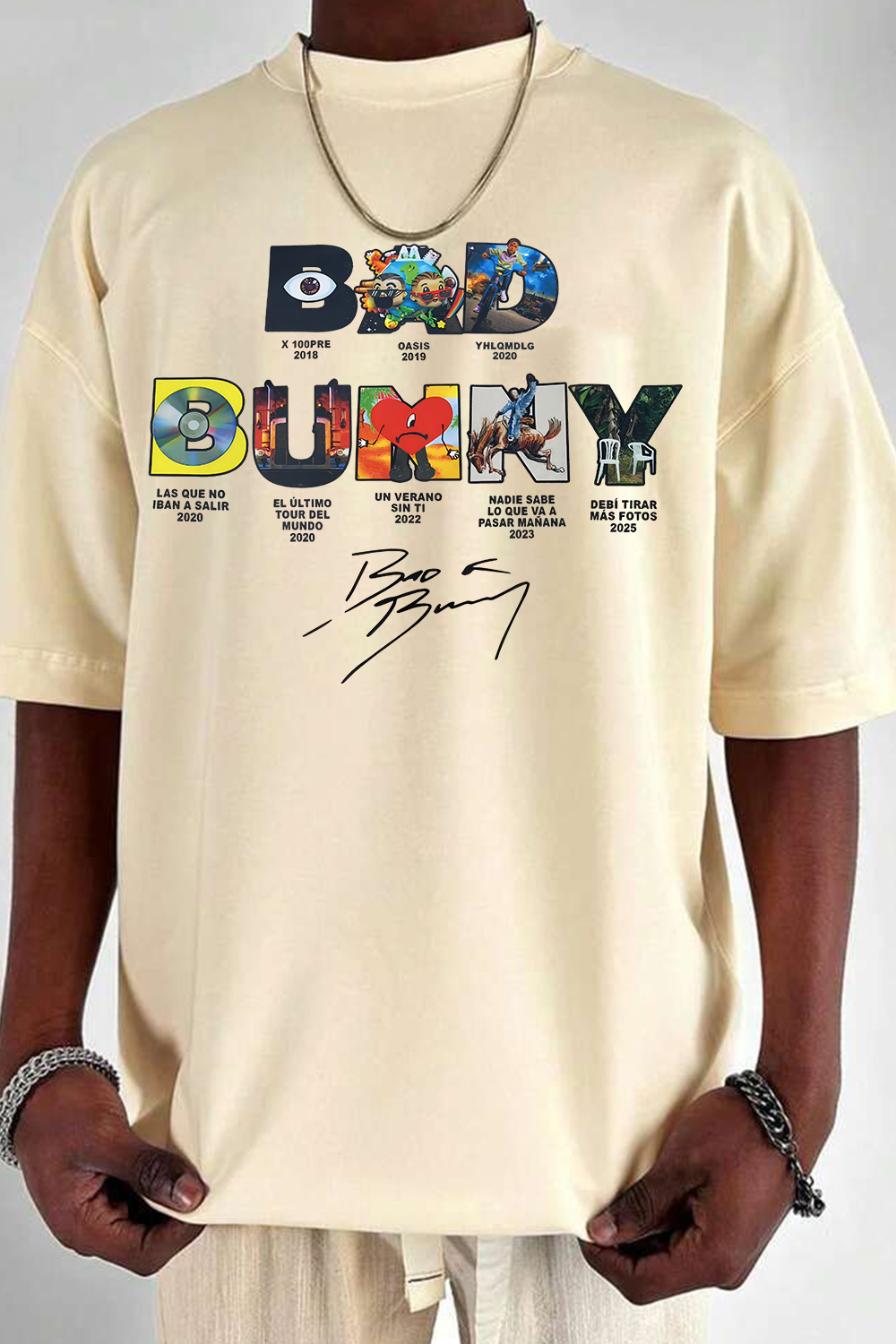 Bad Bunny Concert DTML Album tee For Men