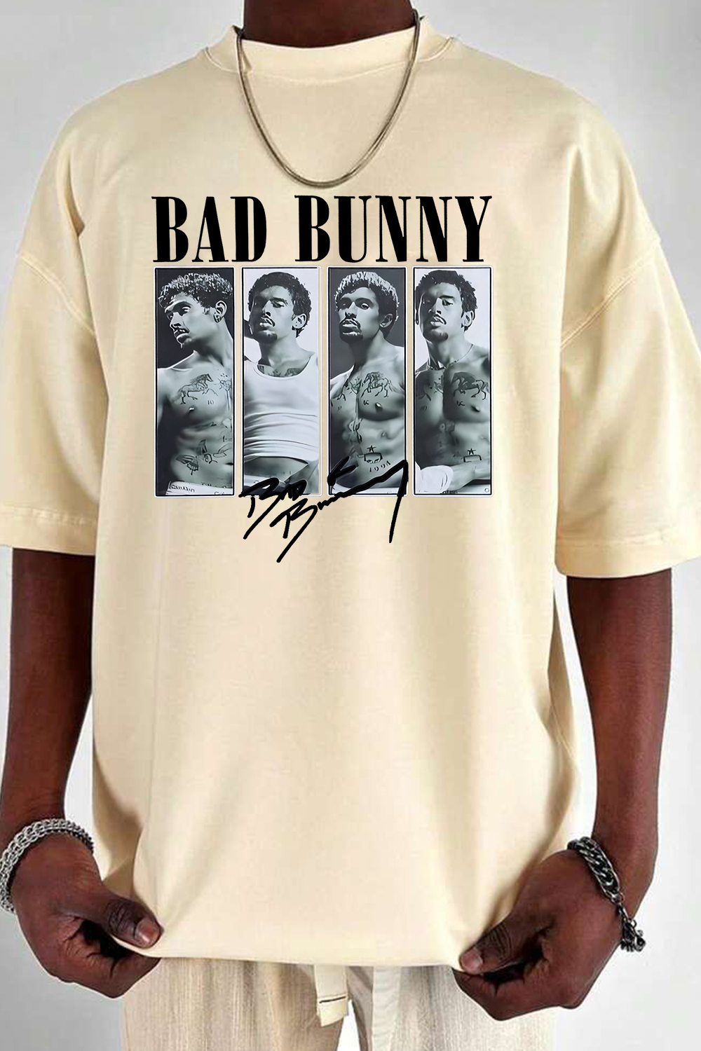 Bad Bunny Sexy print t-shirt