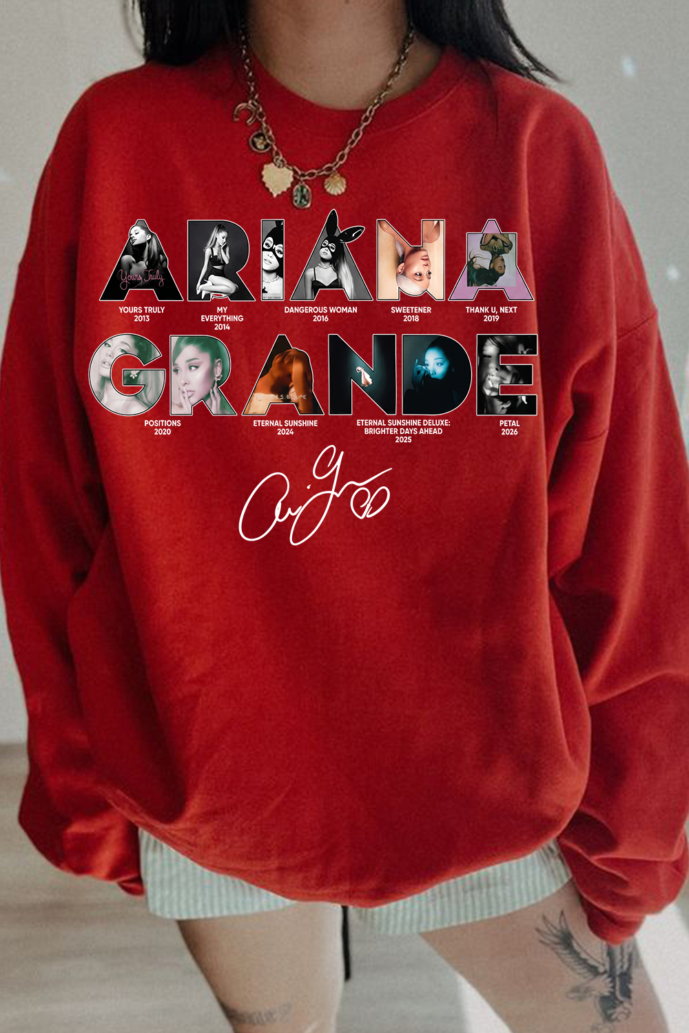 Ariana Grande Album Sweatshirt