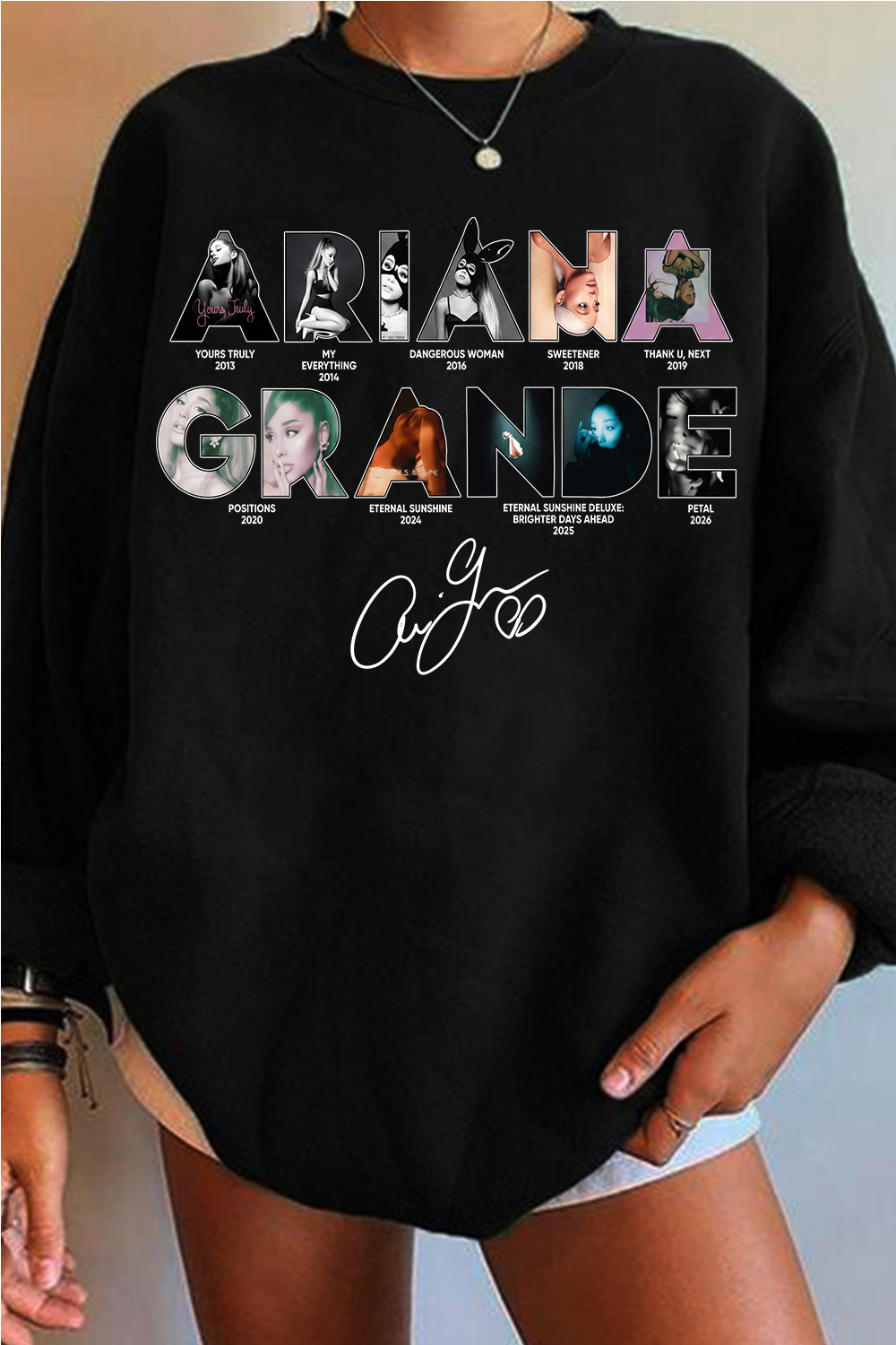 Ariana Grande Album Sweatshirt
