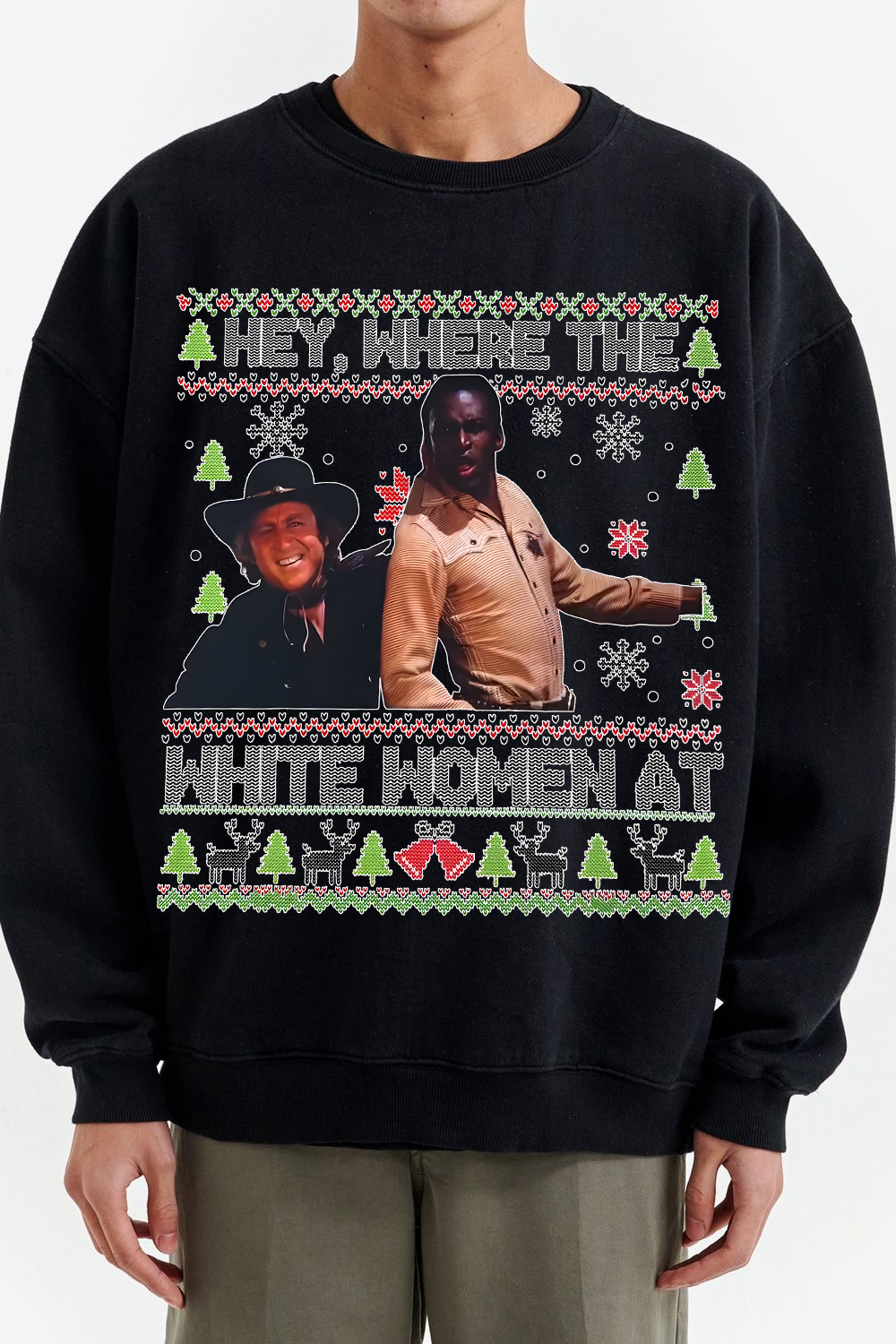 Blazing Saddles Christmas Ugly Sweatshirt