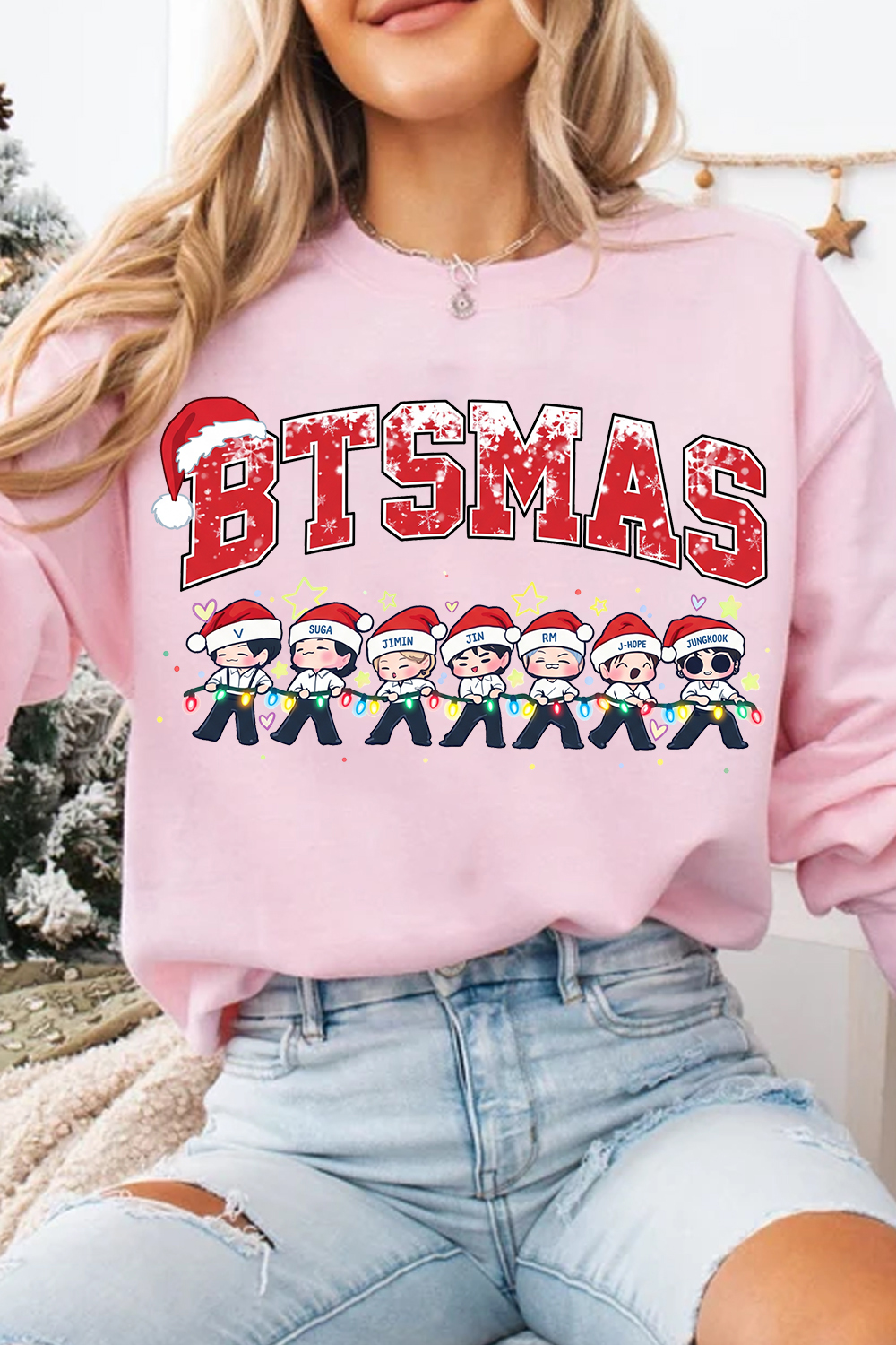 BTSMAS is OT7 🎄💜 Christmas sweatshirt