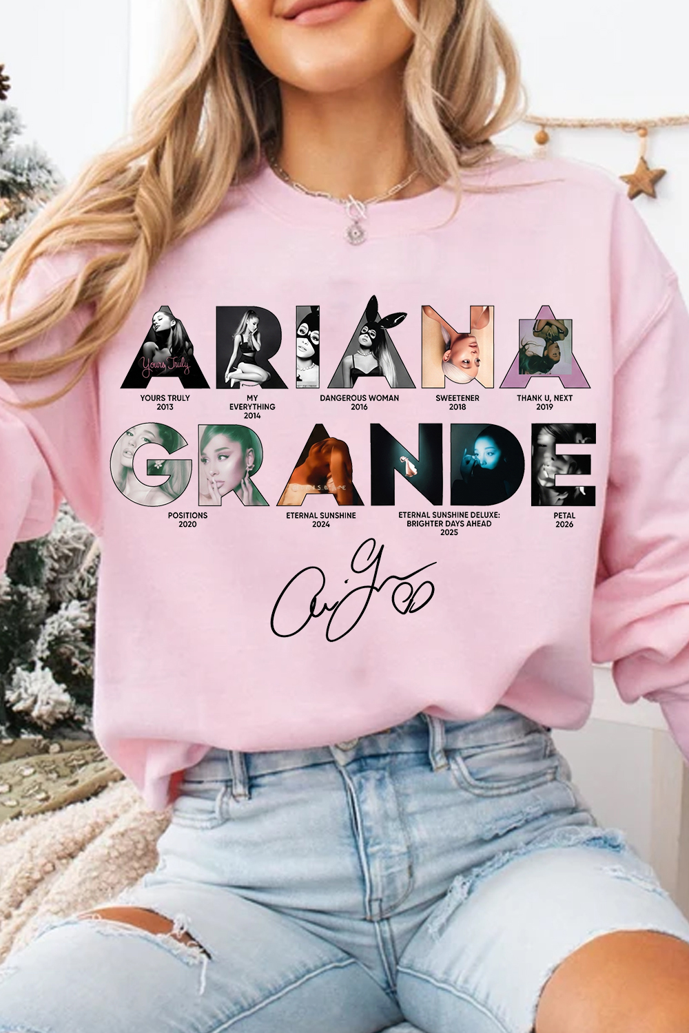 Ariana Grande Album Sweatshirt