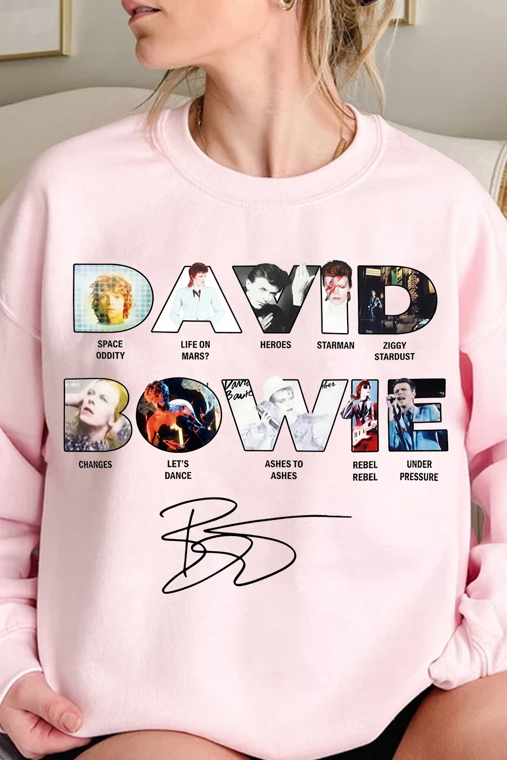 David Bowie Women's Sweatshirt