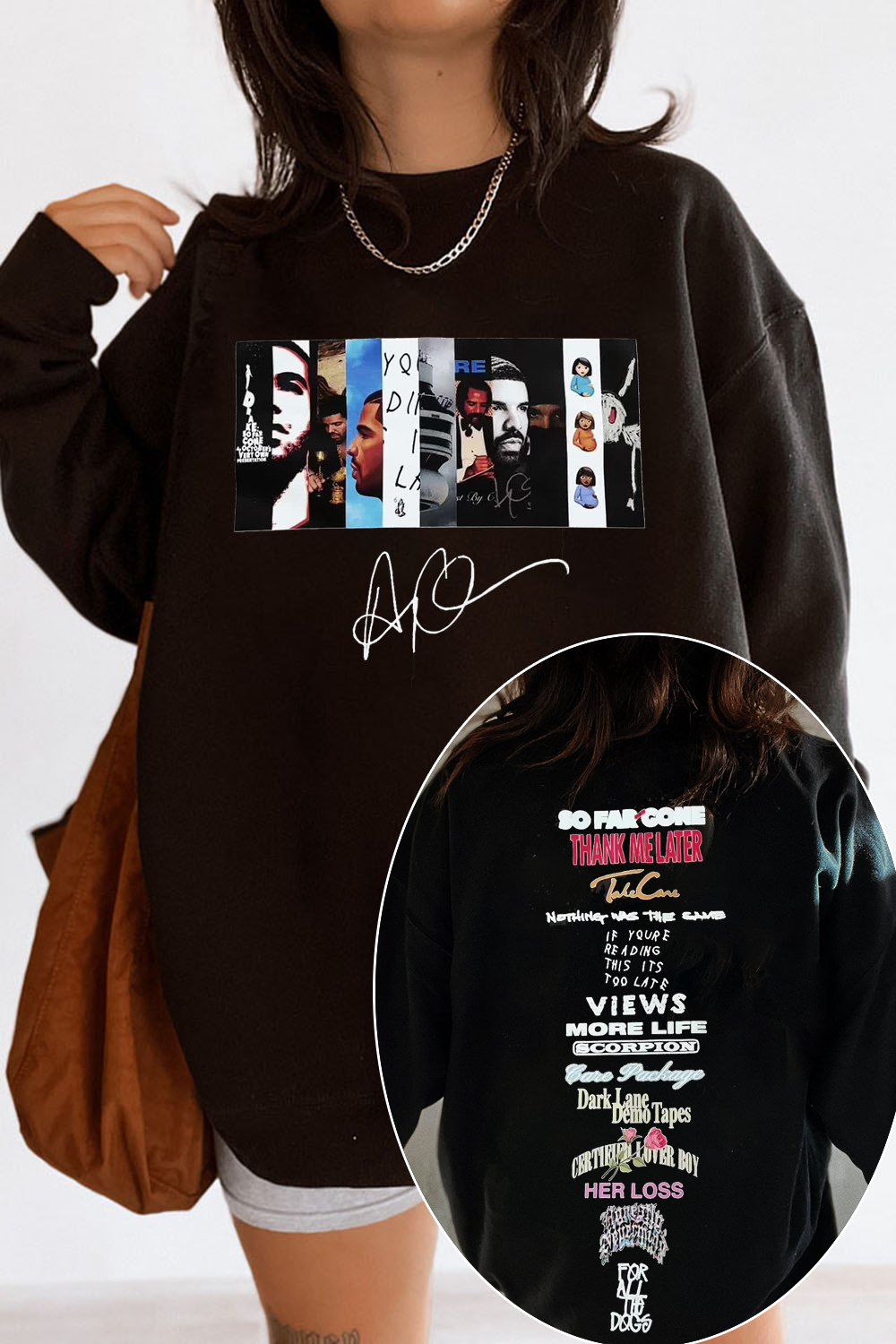 DRAKE crew neck sweatshirt