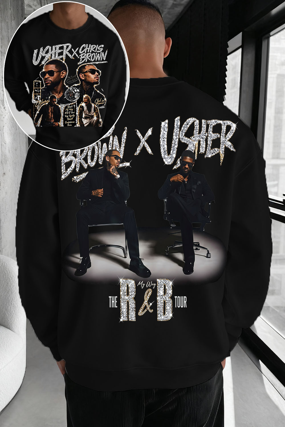 Chrisbrown & Usher Men Sweatshirt