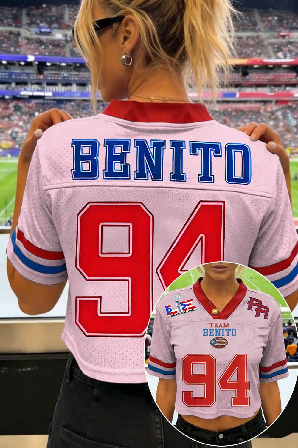 Cool Bunny Jersey for Breezy Bowl 2026 🔥Team Benito Football Crop Jersey 