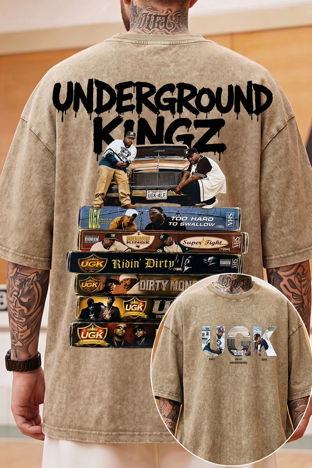 Underground Kingz Washed Cotton Tee