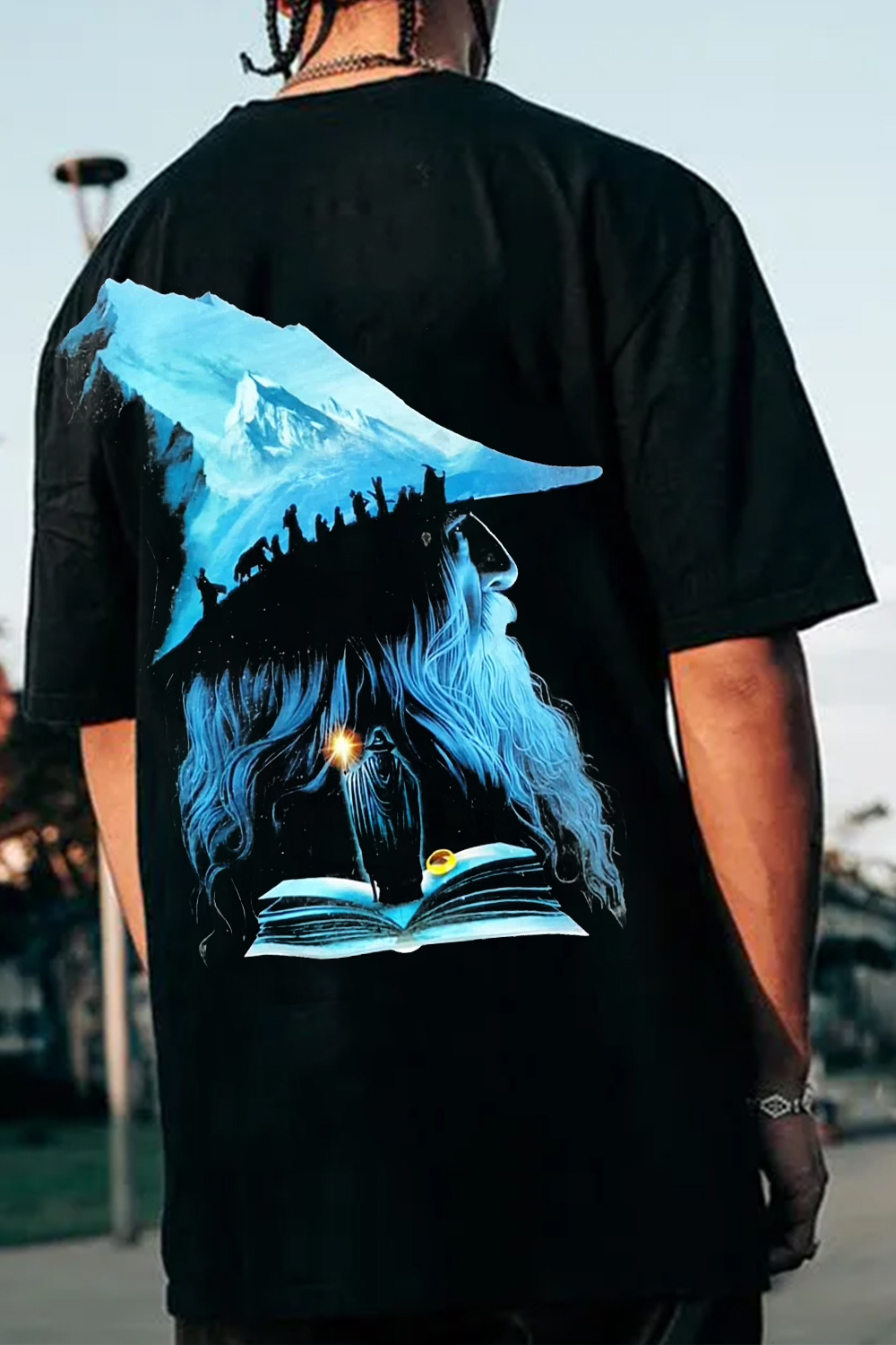 Lord of the Rings Men's Personalized Round Neck Short Sleeve T-Shirt