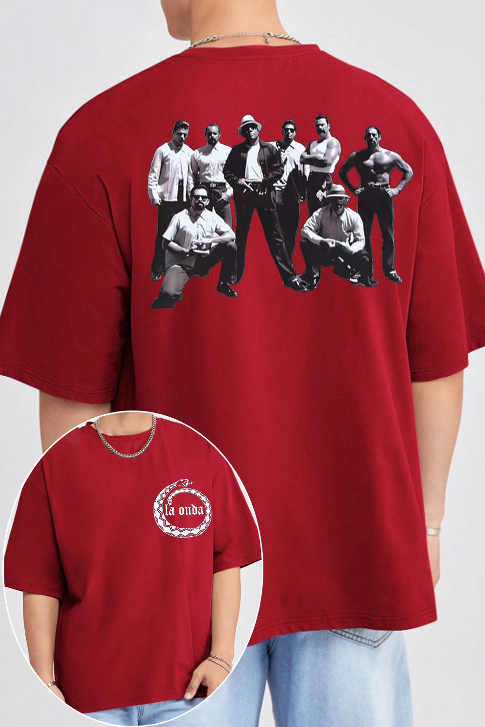 LaOnda 2-sided printed T-shirt