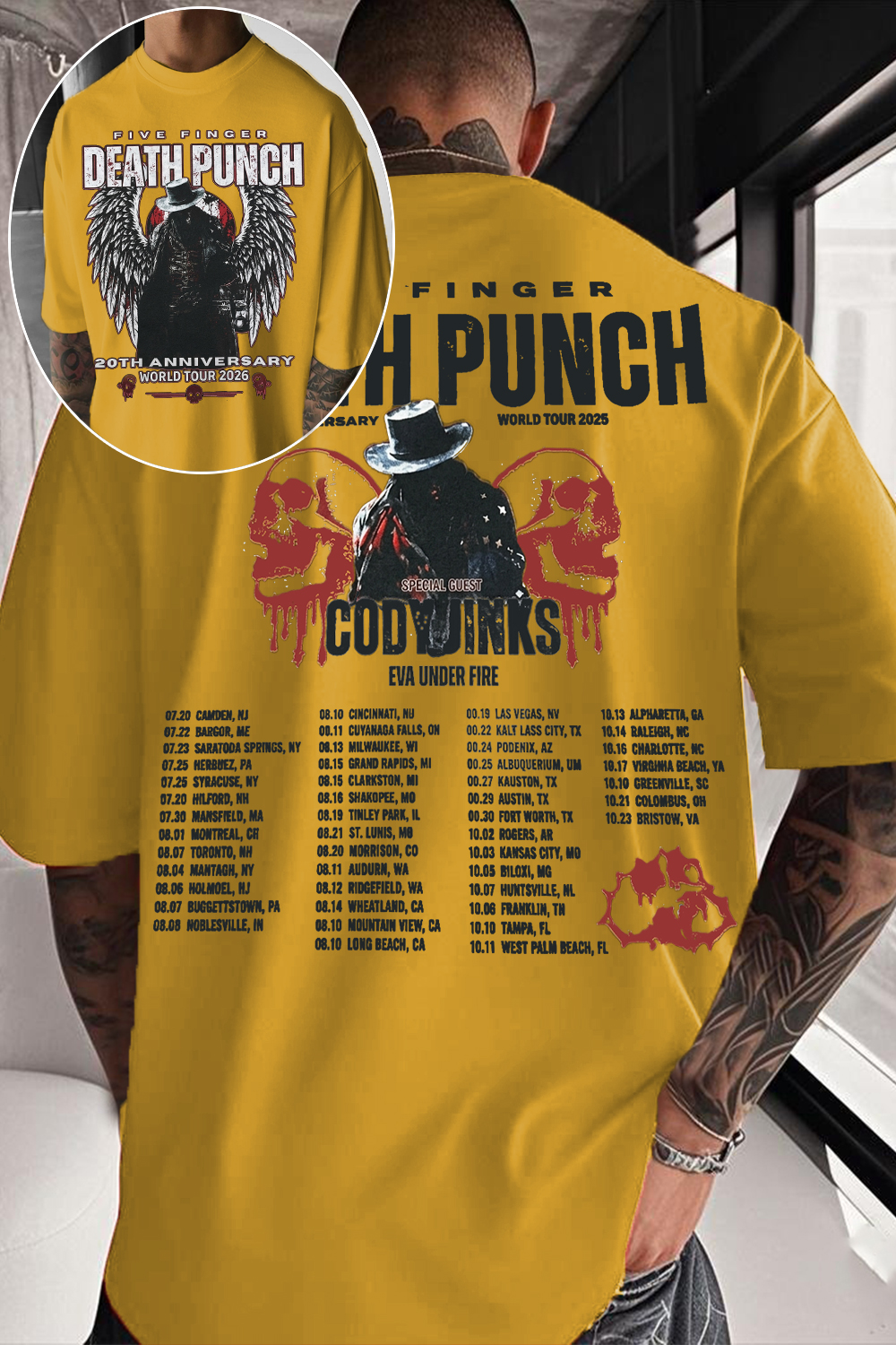 Five Finger Death Punch Tee