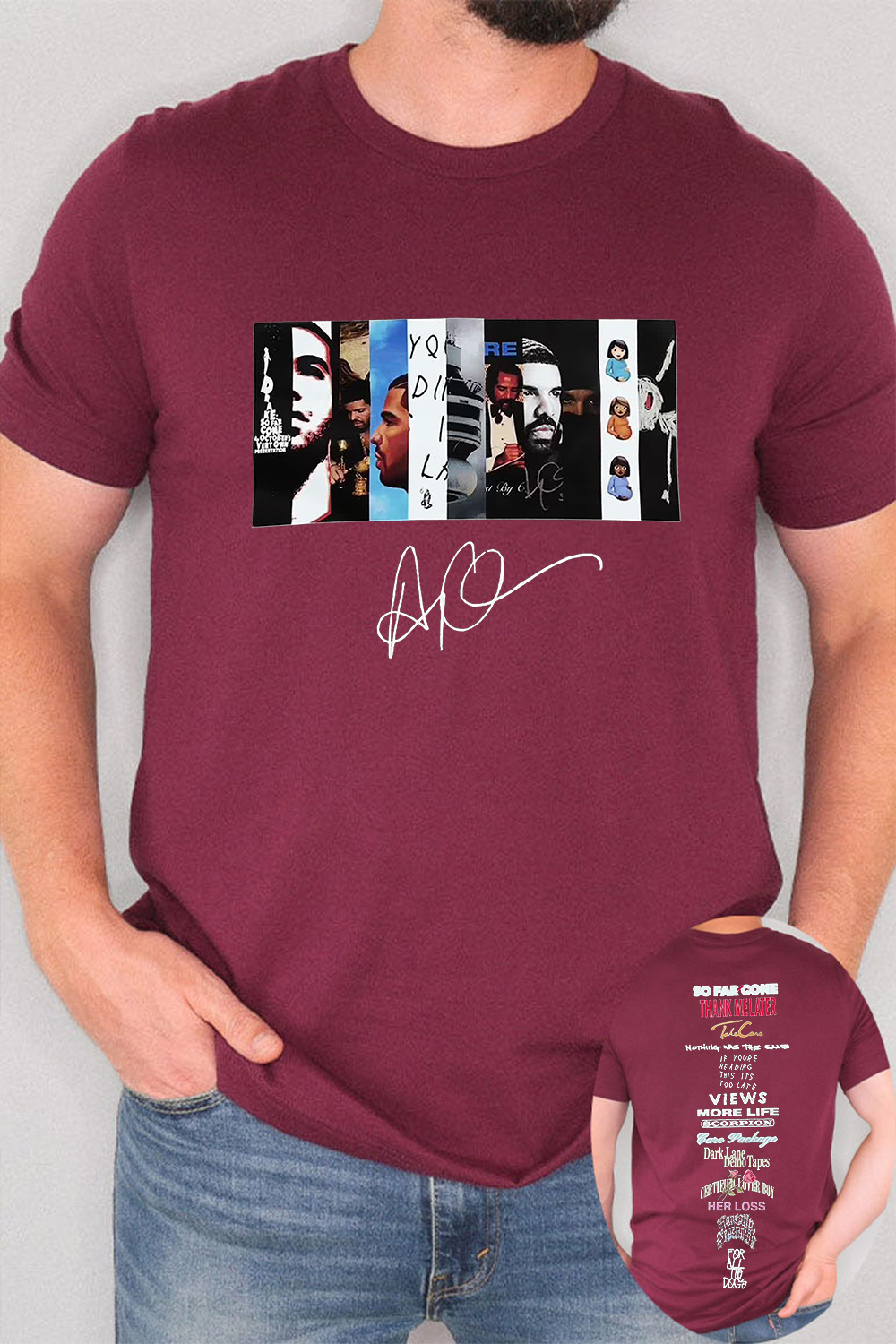 DRAKE crew neck t-shirt