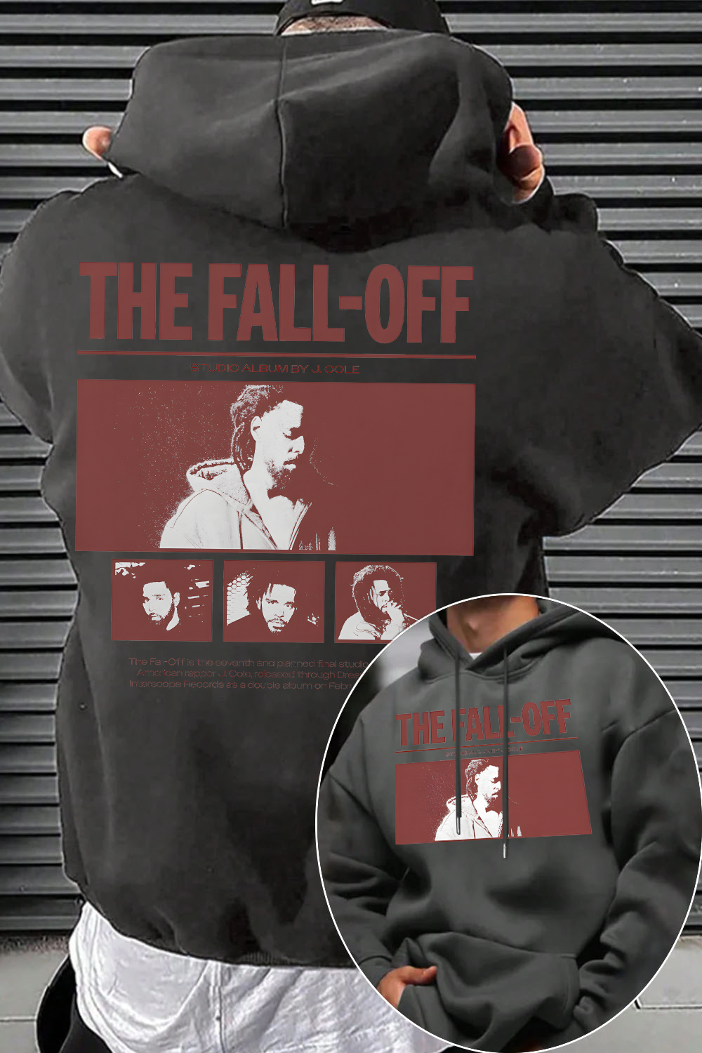 J cole Fall Off Poster Hoodie