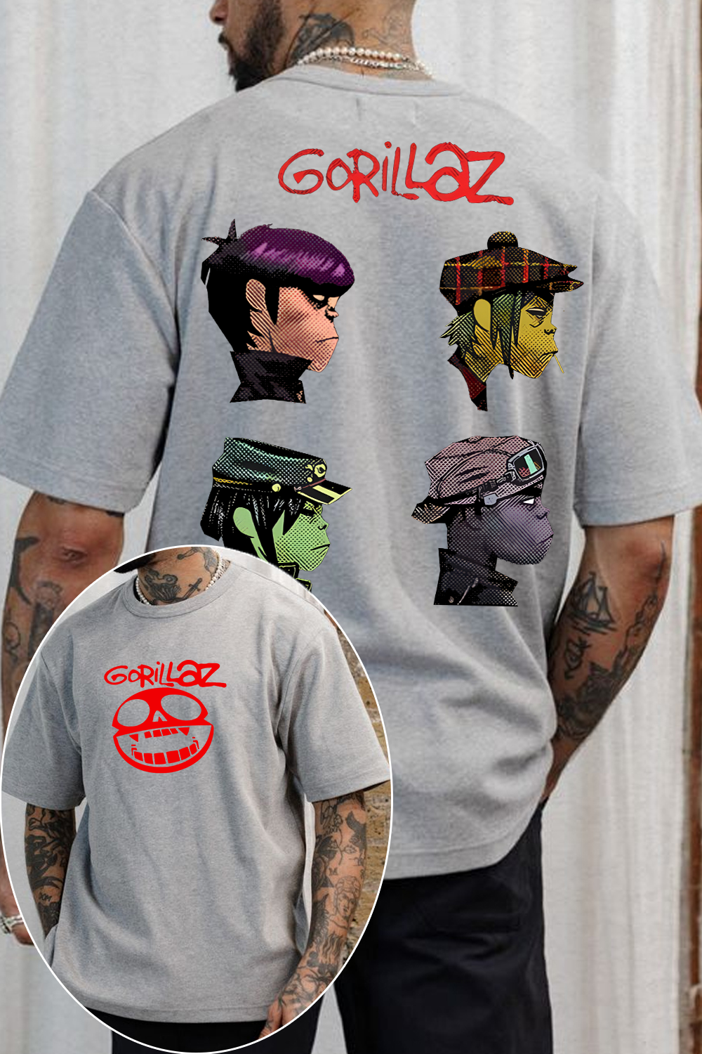 Gorillaz Printed T-Shirt