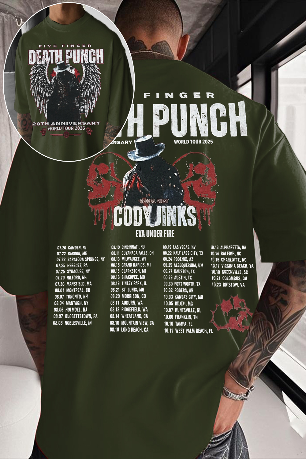 Five Finger Death Punch Tee