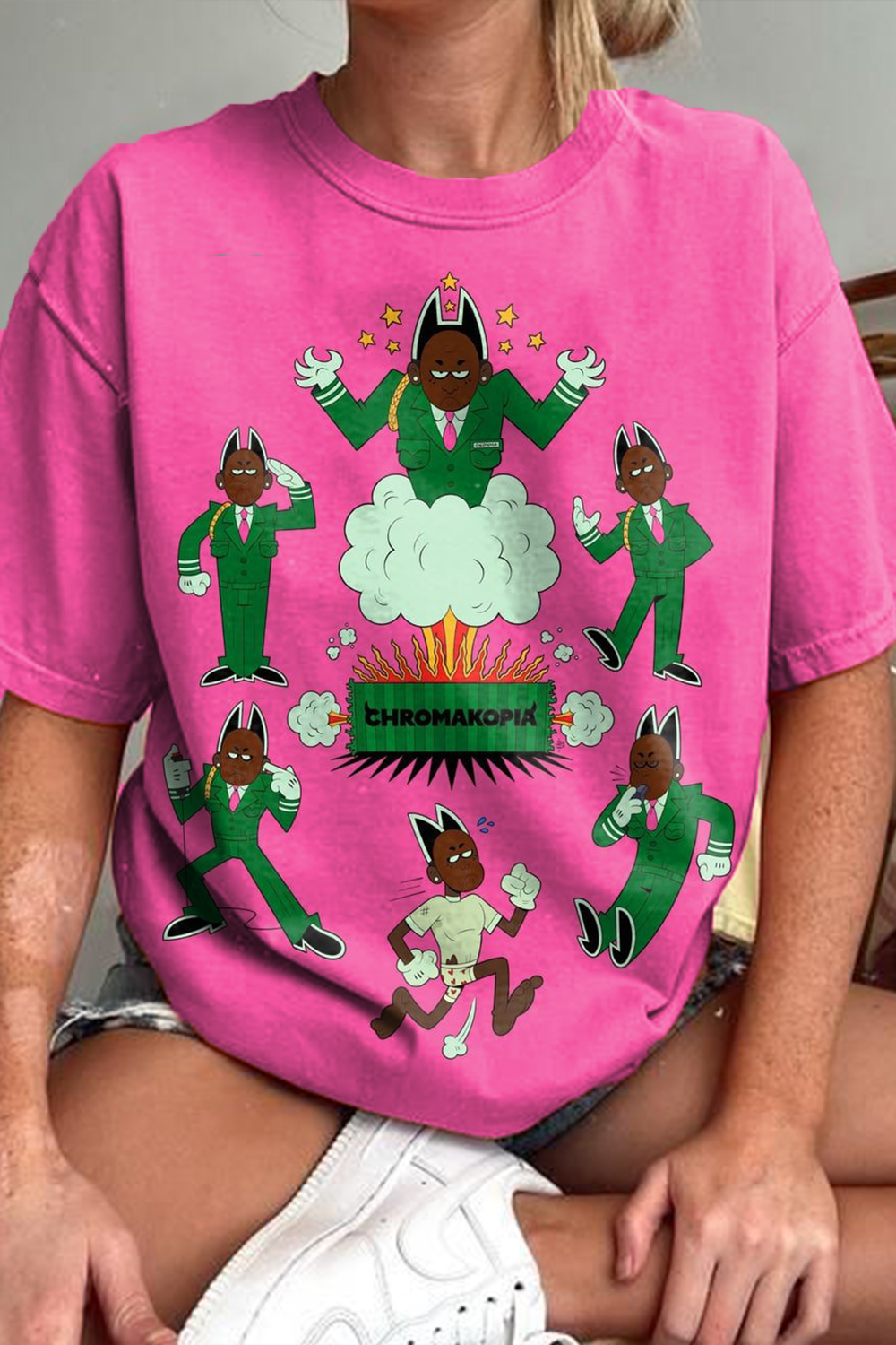 Tyler the Creator Chromakopia Casual Women's Crew Neck T-Shirt