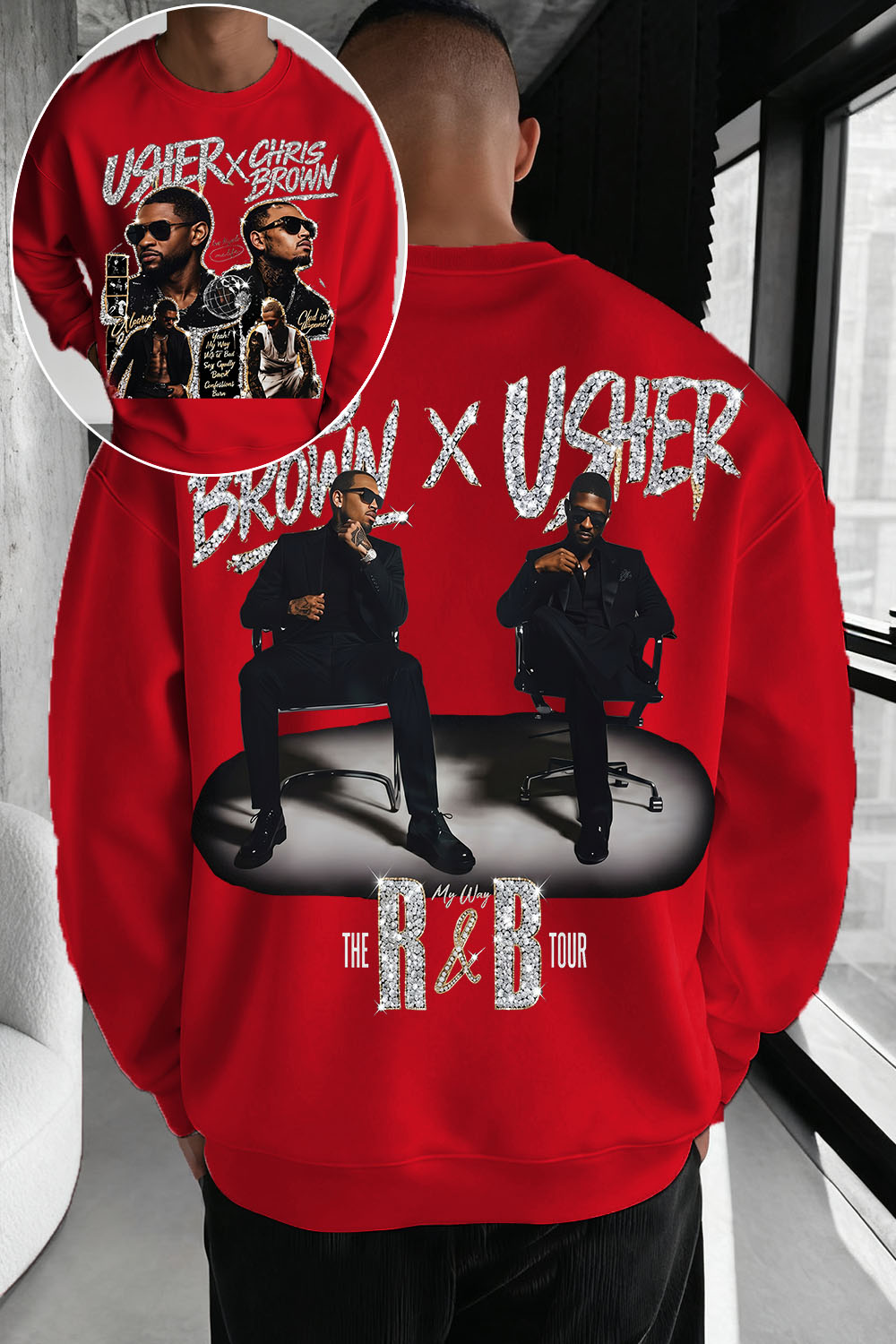 Chrisbrown & Usher Men Sweatshirt
