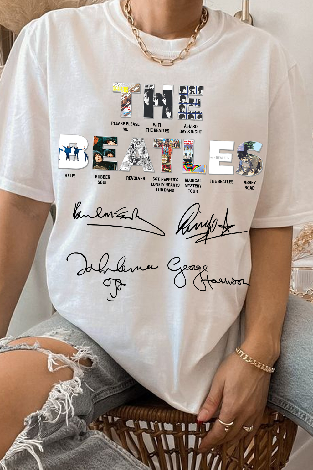 The Beatles ❤️ Tee For Women