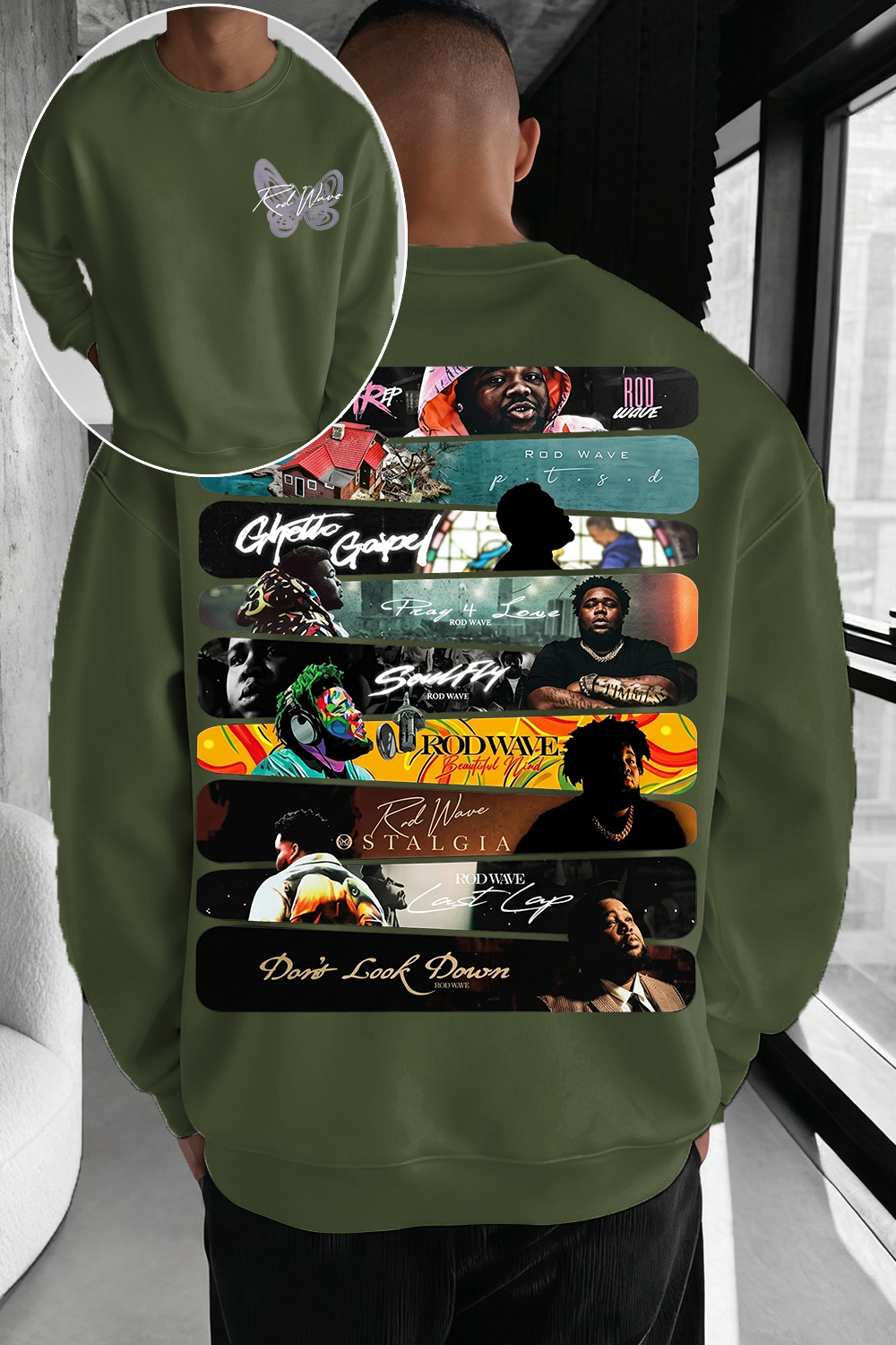 Rod Wave Album Sweatshirt