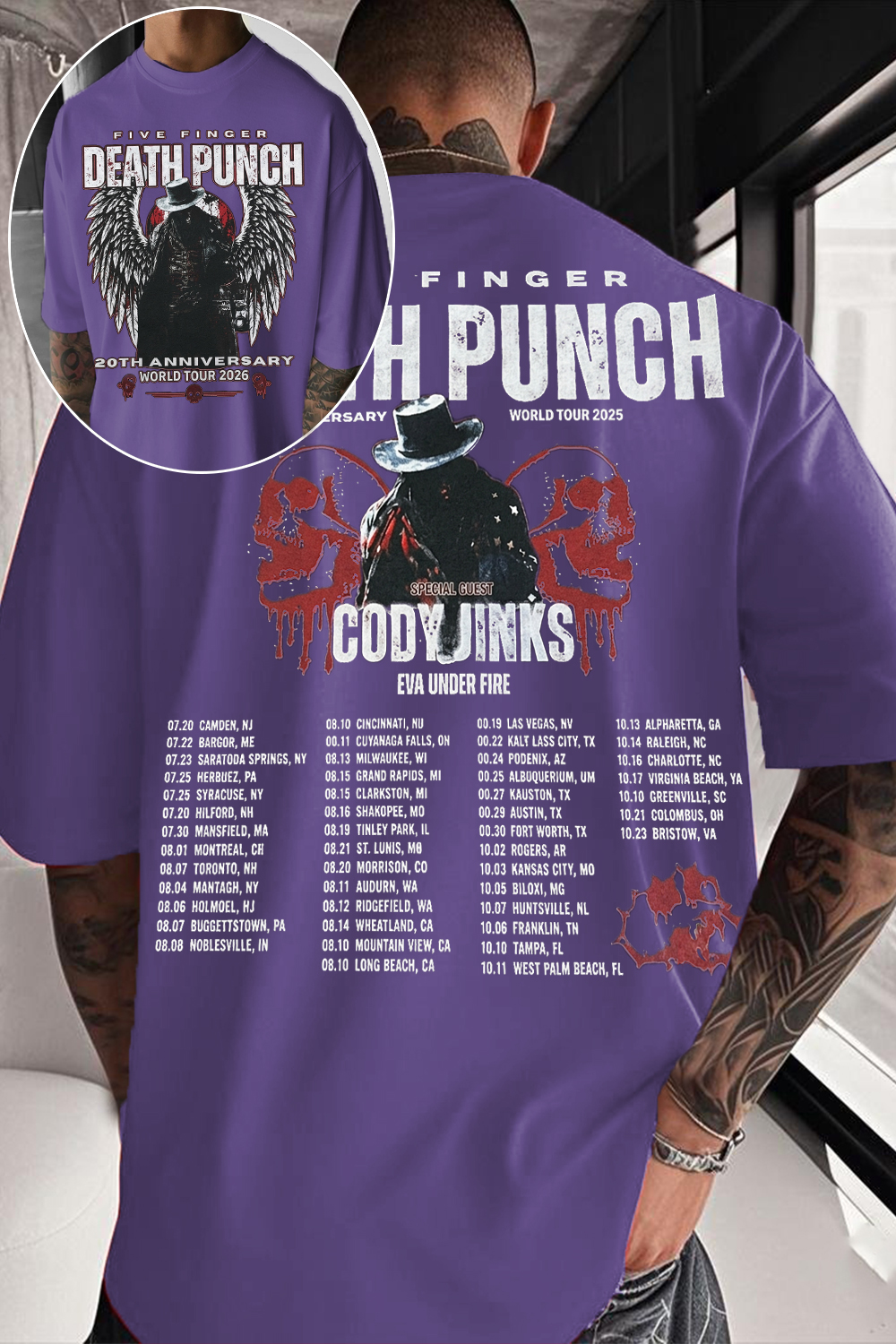 Five Finger Death Punch Tee