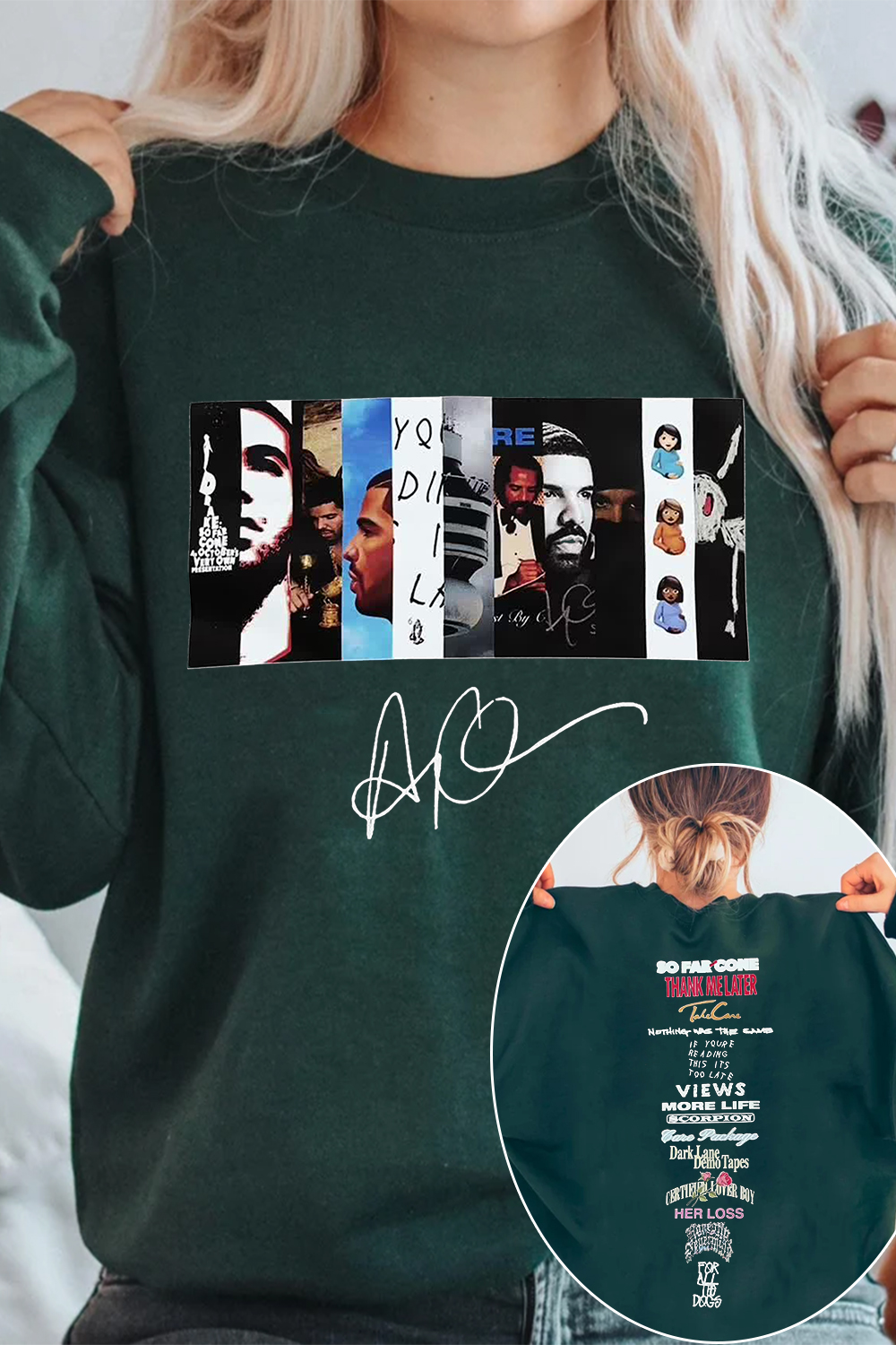 DRAKE crew neck sweatshirt