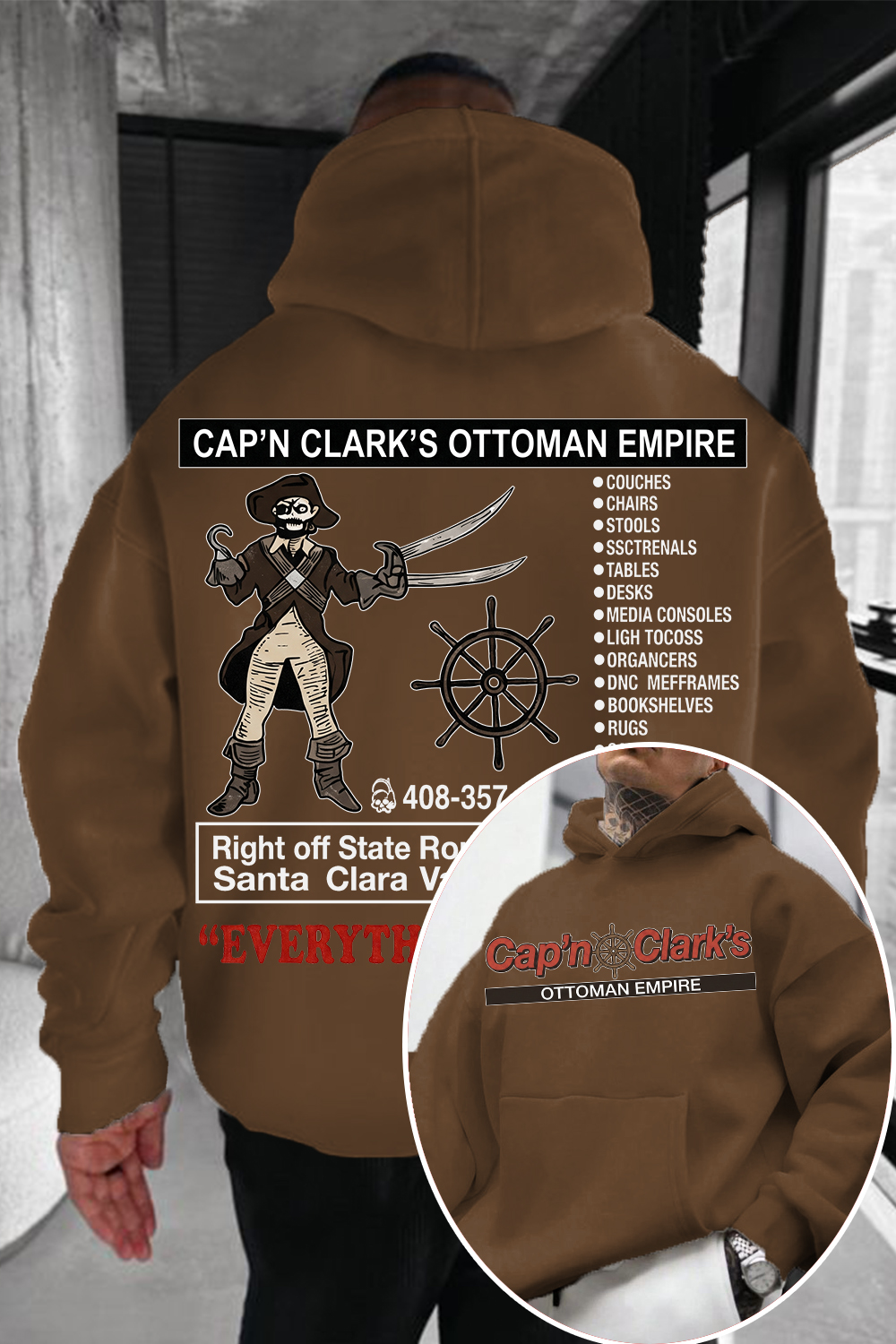 Retro Cap'n Clark’s Ottoman Empire Hoodie