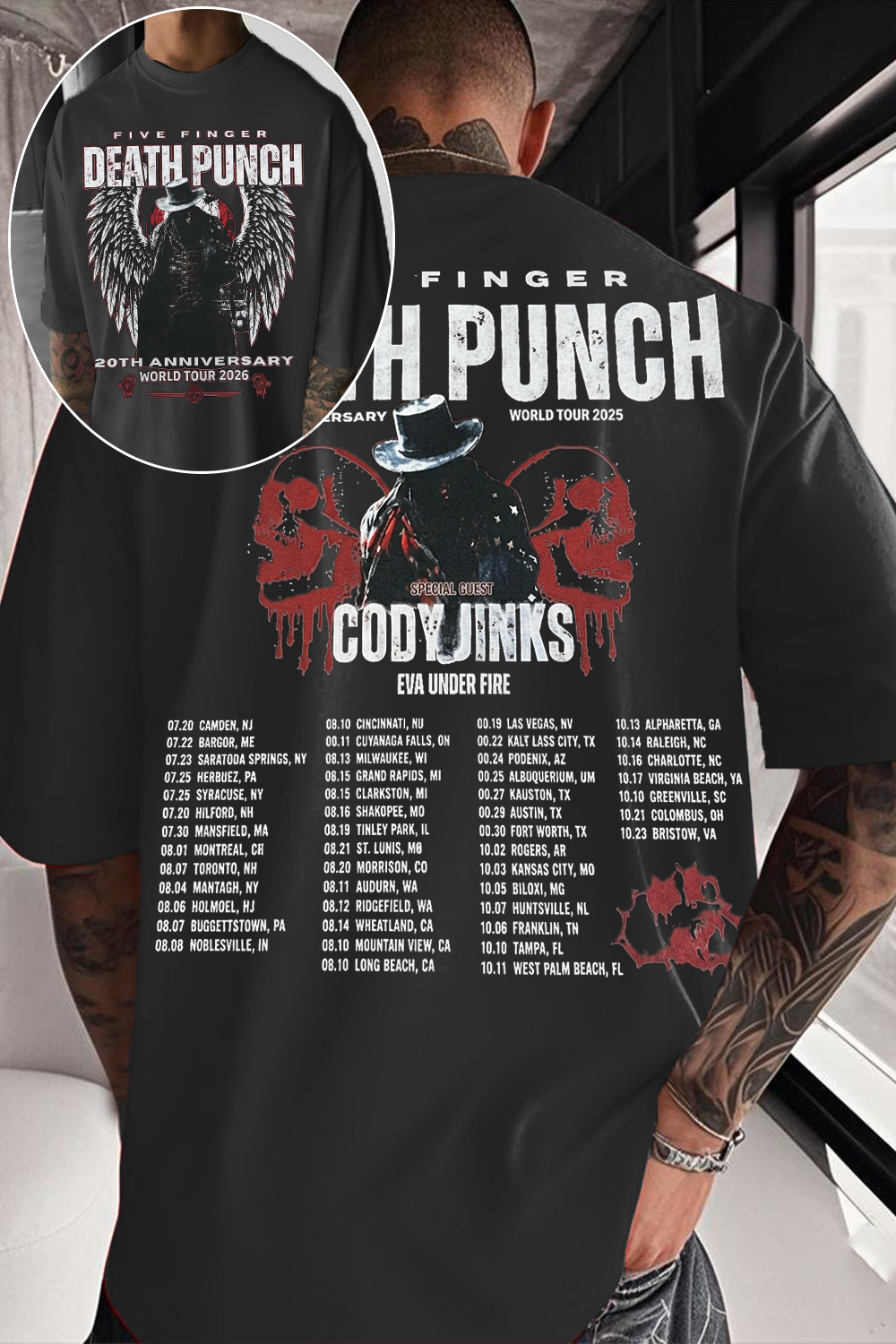 Five Finger Death Punch Tee