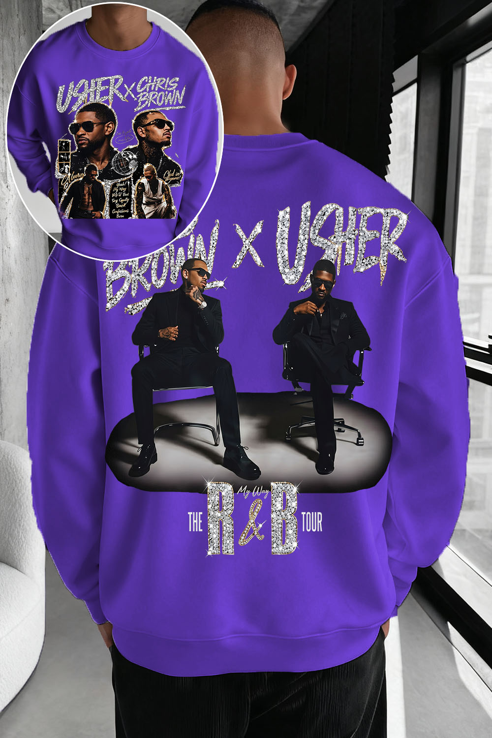 Chrisbrown & Usher Men Sweatshirt