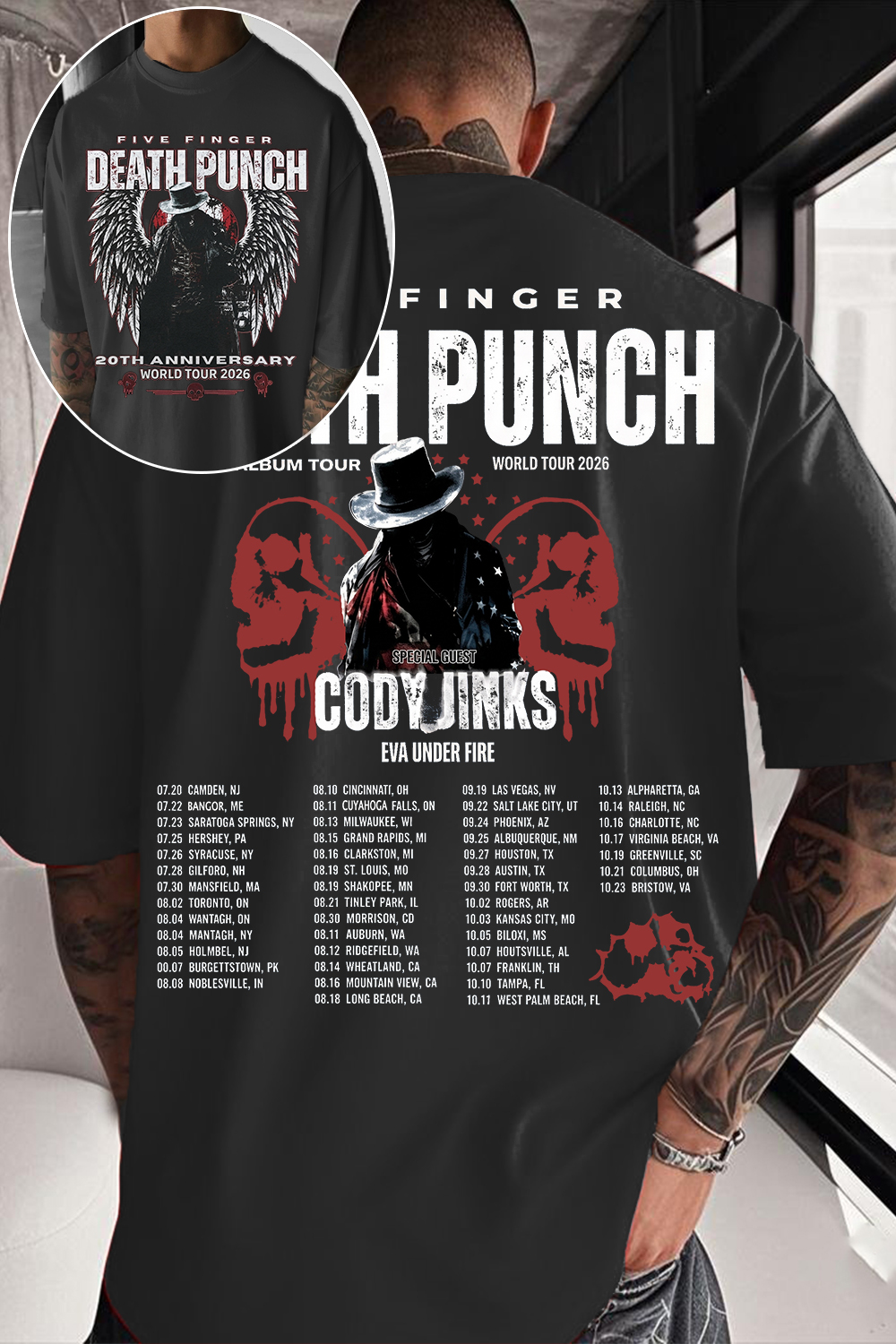 Five Finger Death Punch Tee