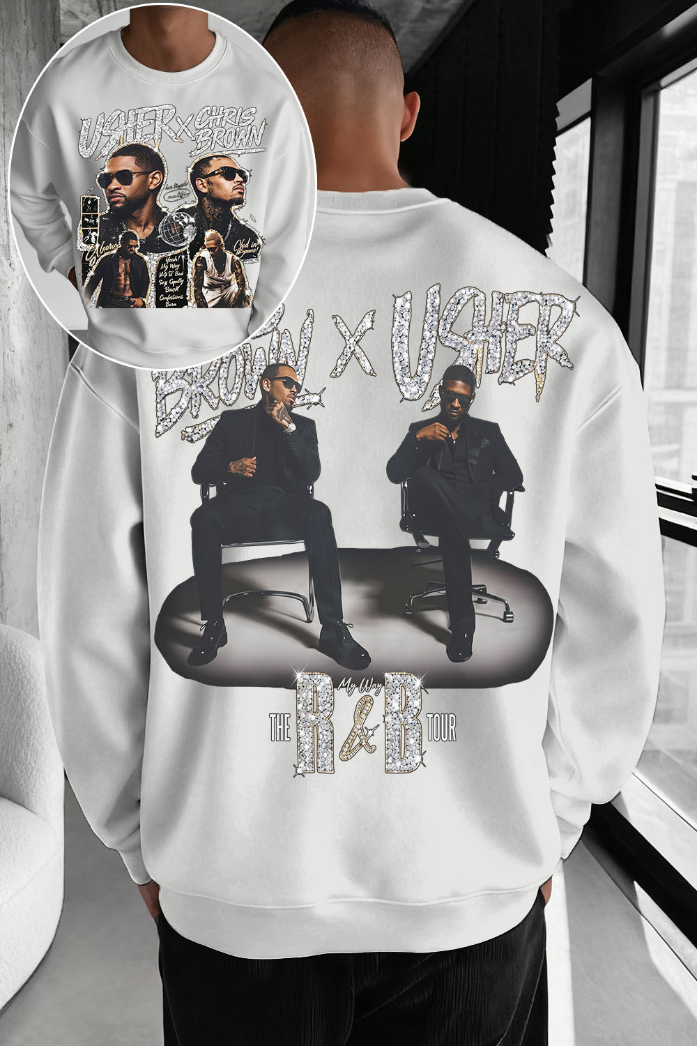 Chrisbrown & Usher Men Sweatshirt