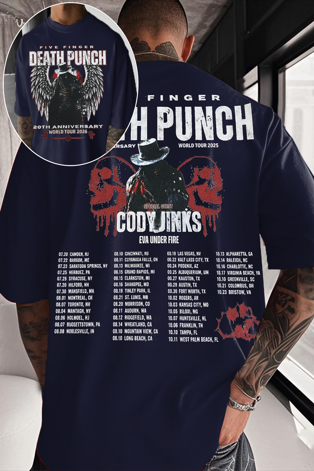 Five Finger Death Punch Tee
