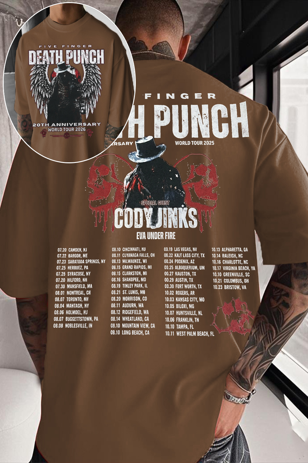Five Finger Death Punch Tee