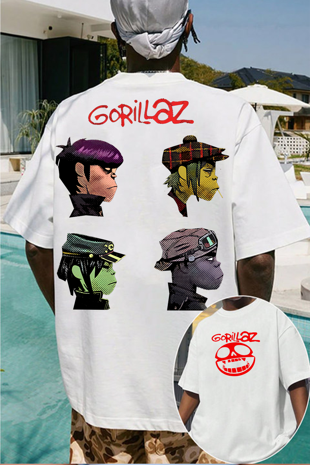 Gorillaz Printed T-Shirt