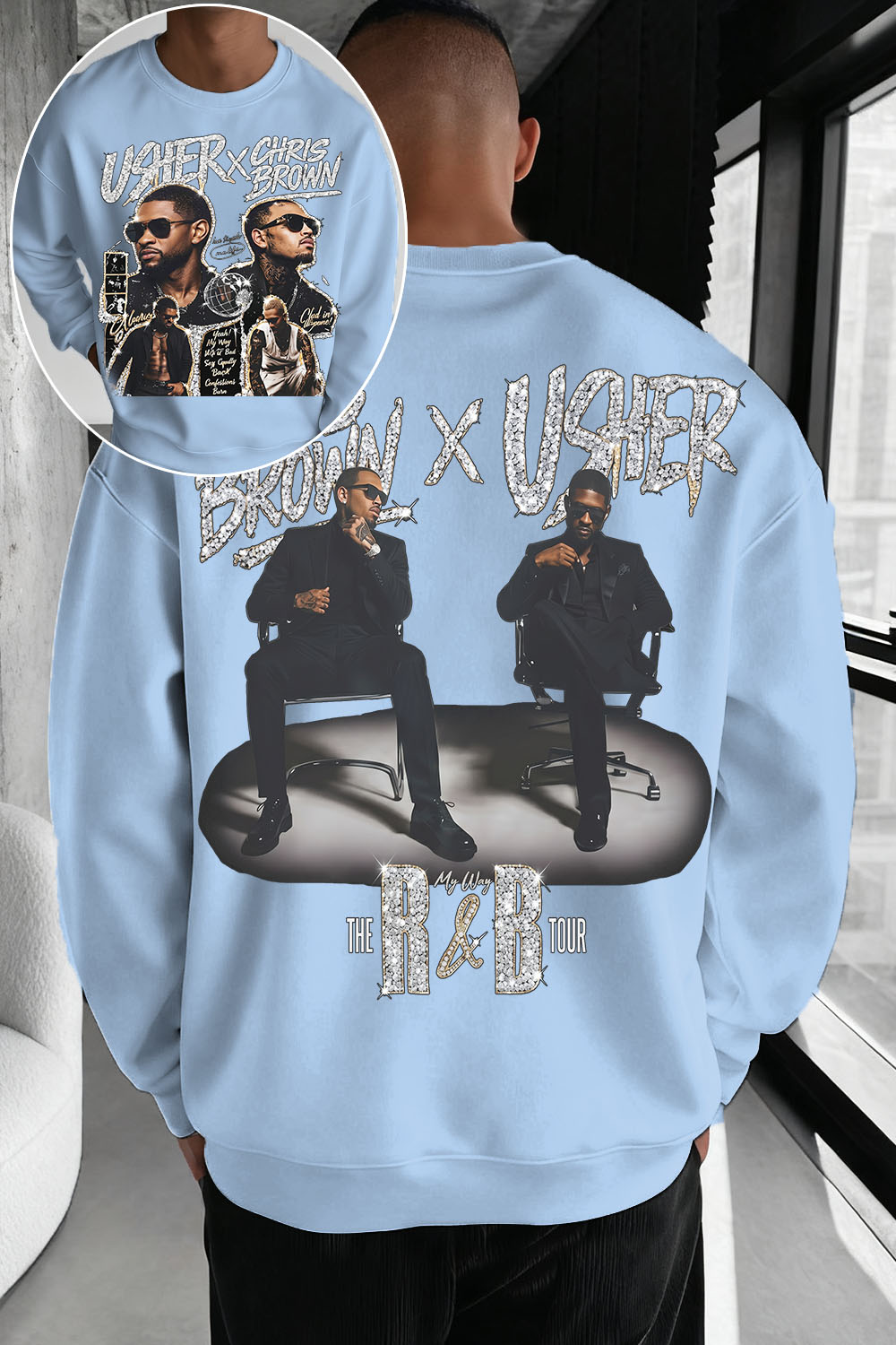 Chrisbrown & Usher Men Sweatshirt