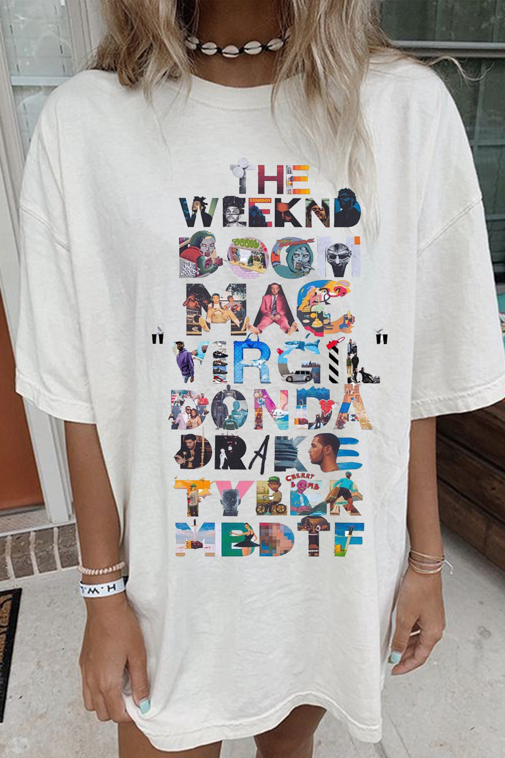 Tyler cartoon round neck T-shirt