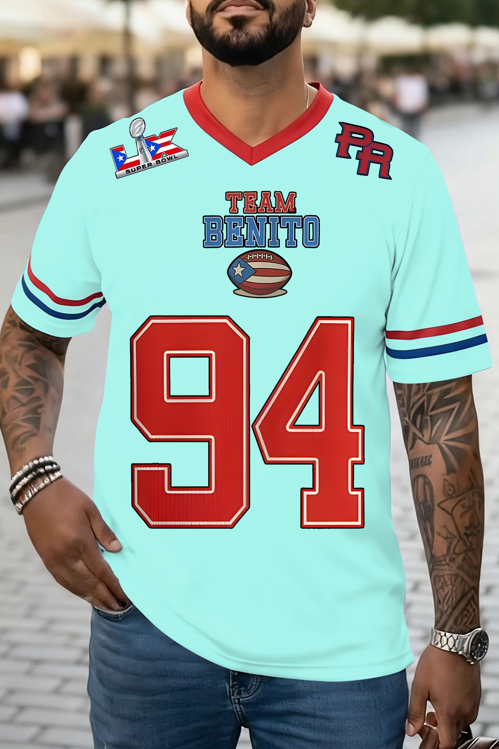Cool Bunny Jersey for Breezy Bowl 2026 🔥Team Benito Football Jersey
