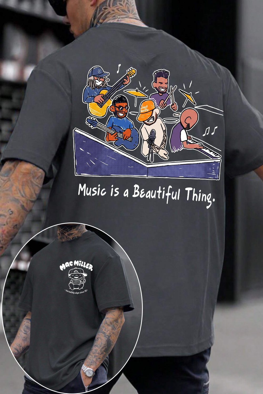 Mac Miller Music Fan's Tee For Men