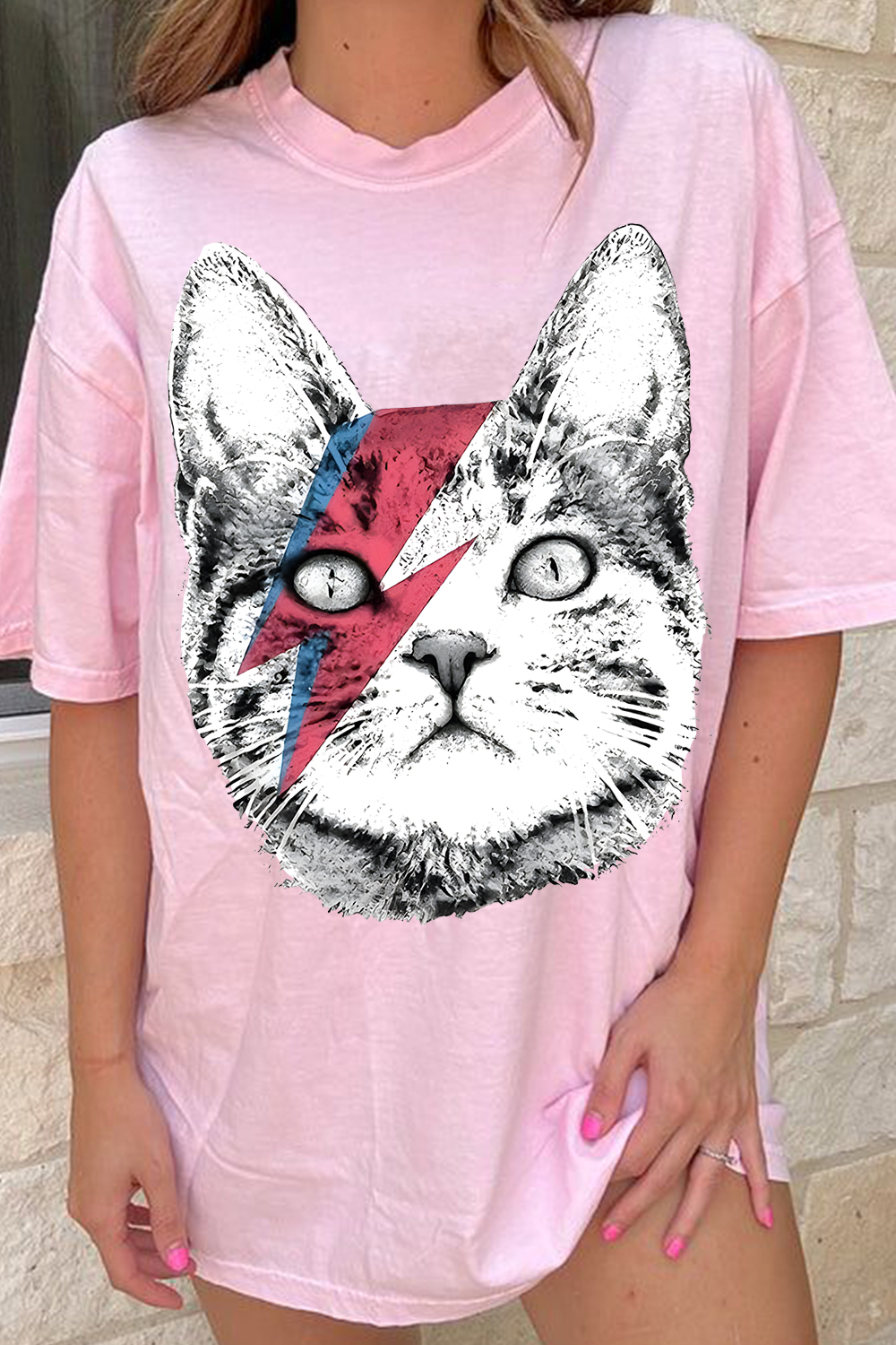 David Bowie Cat Women's Tee