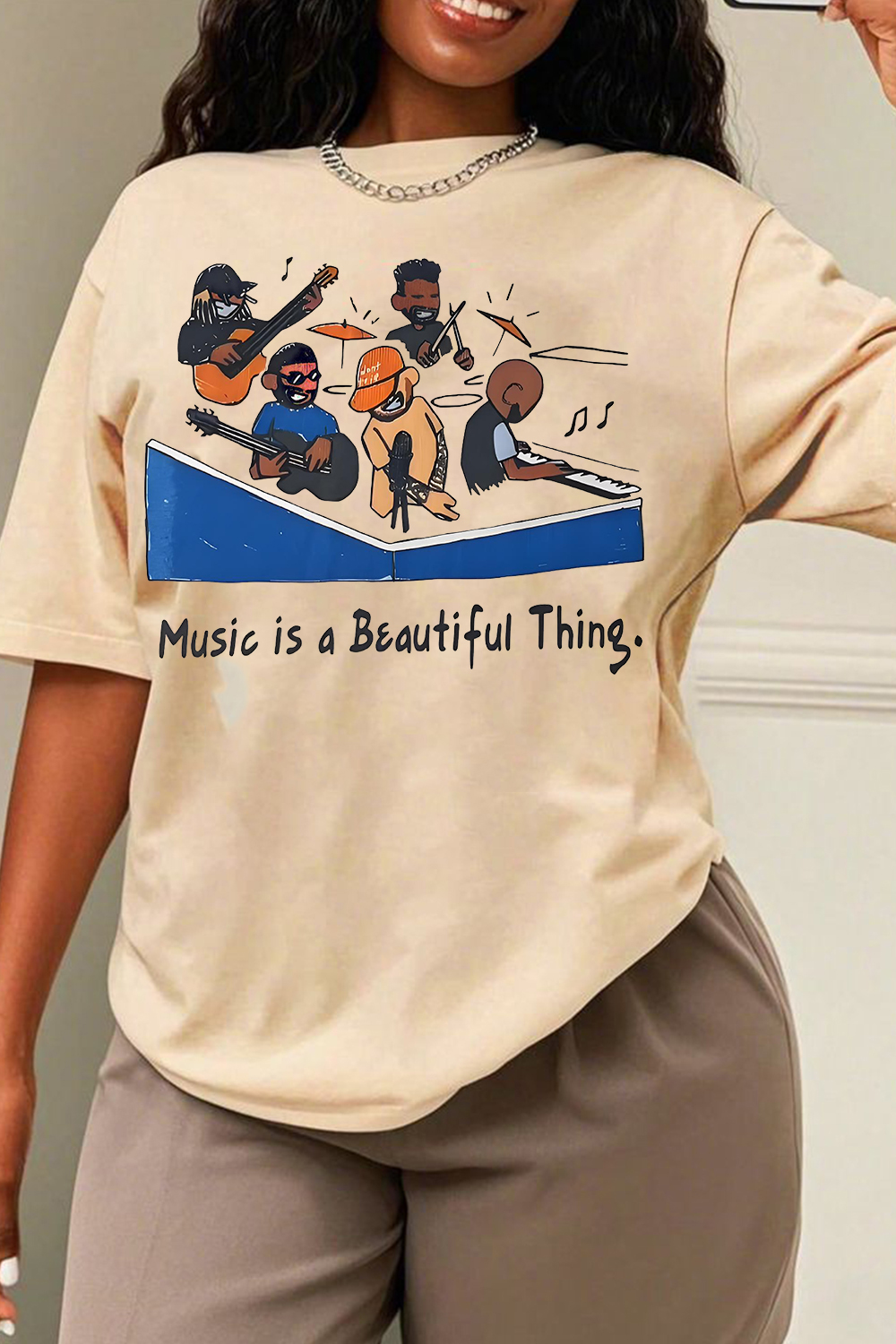 Mac tiny desk women tshirt