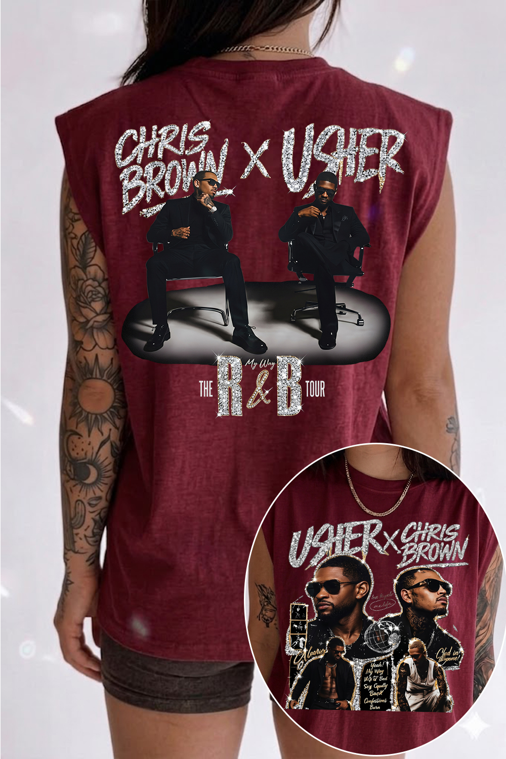 Chrisbrown & Usher Women Tank
