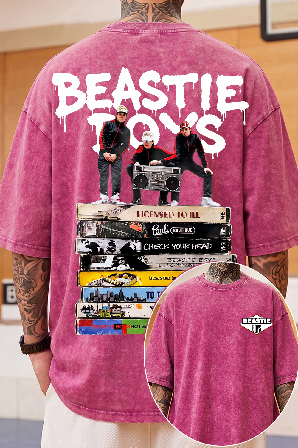 Beastie Boys Washed Cotton Tee