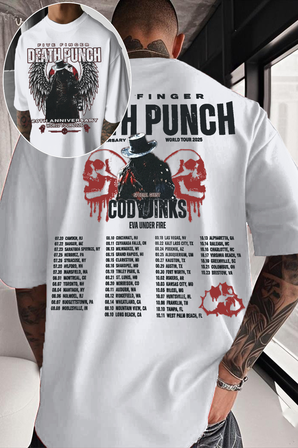 Five Finger Death Punch Tee
