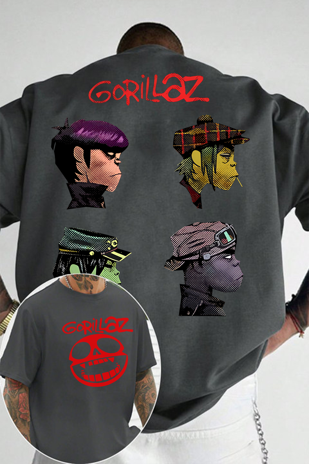 Gorillaz Printed T-Shirt