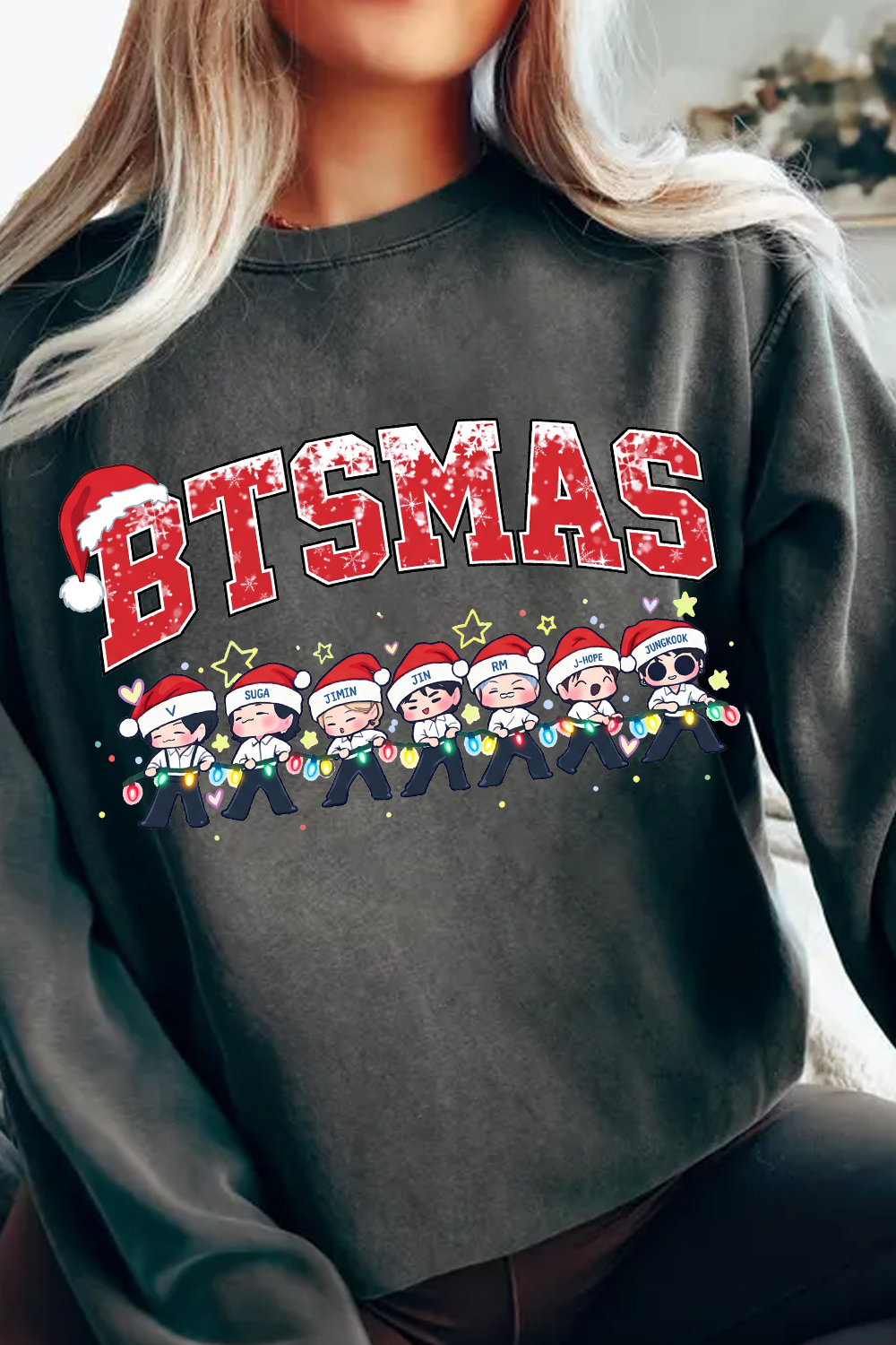 BTSMAS is OT7 🎄💜 Christmas sweatshirt