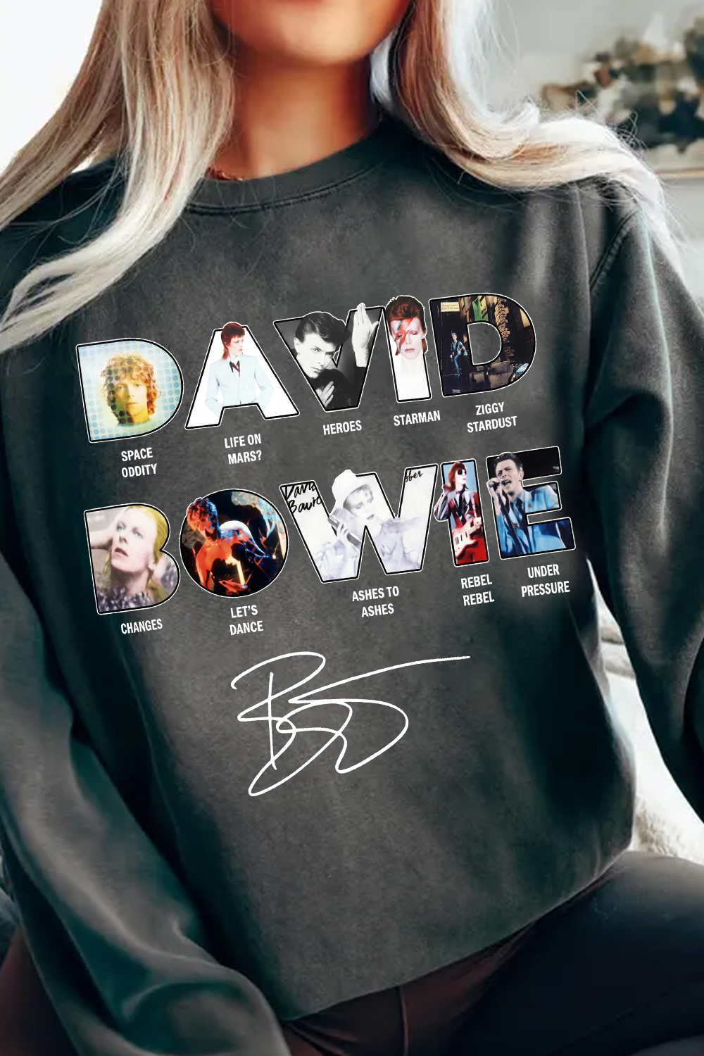 David Bowie Women's Sweatshirt
