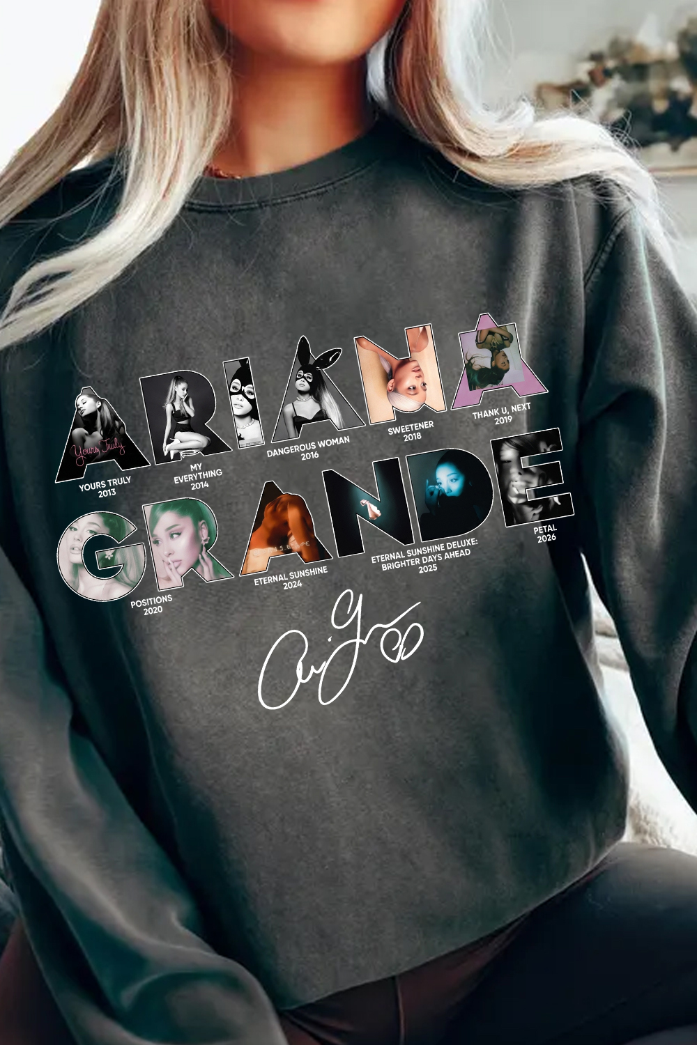 Ariana Grande Album Sweatshirt
